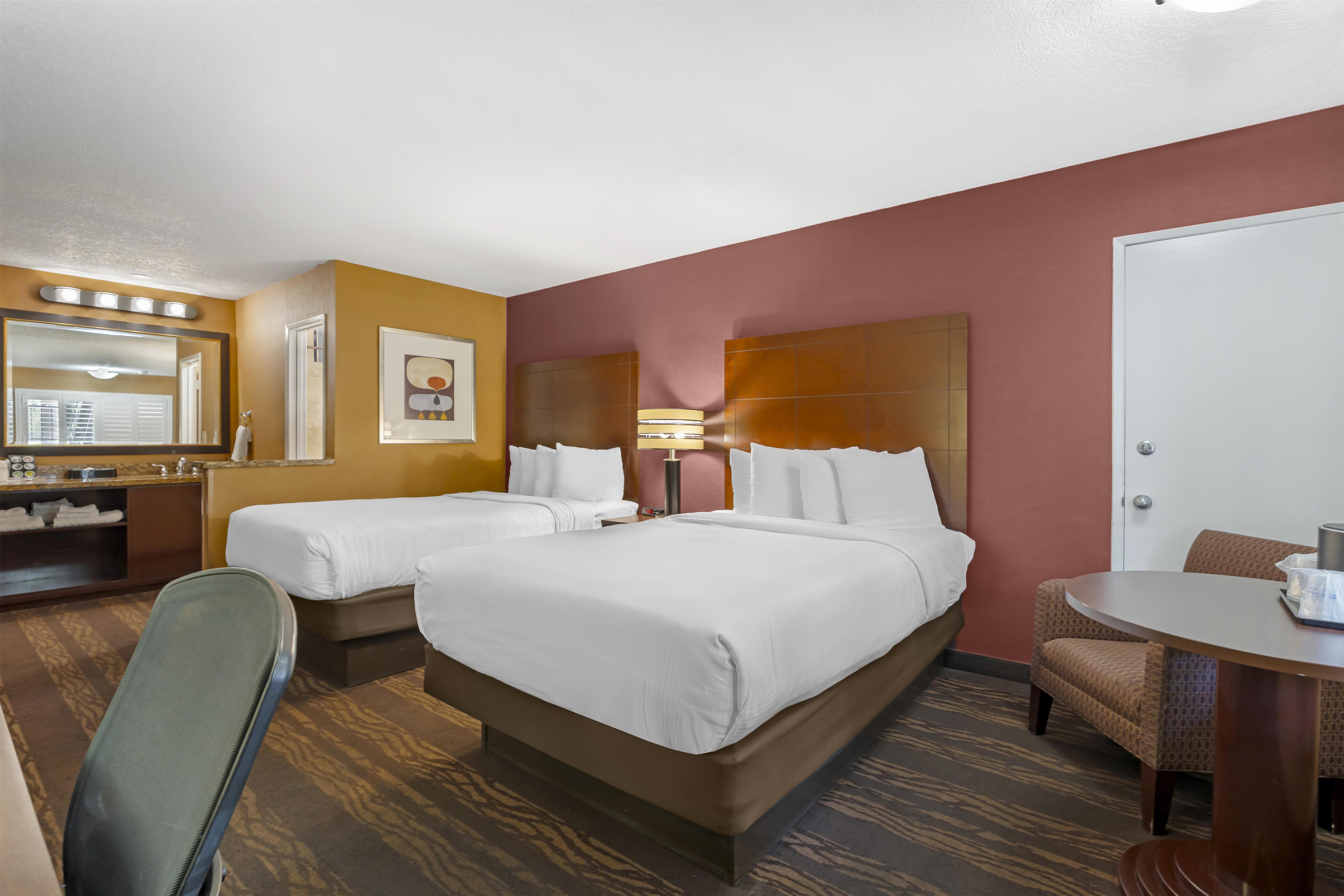 Room Two Double Beds Non Smoking