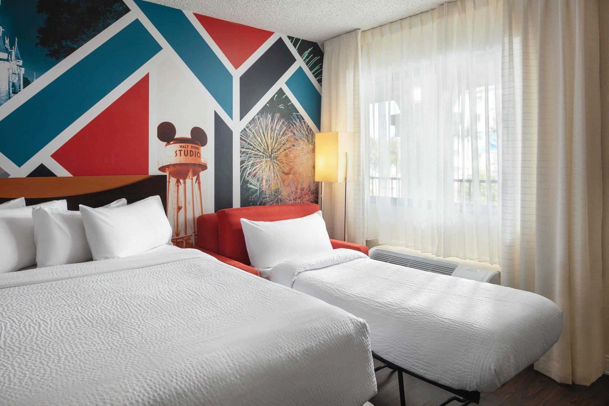 Double Two Queen Beds