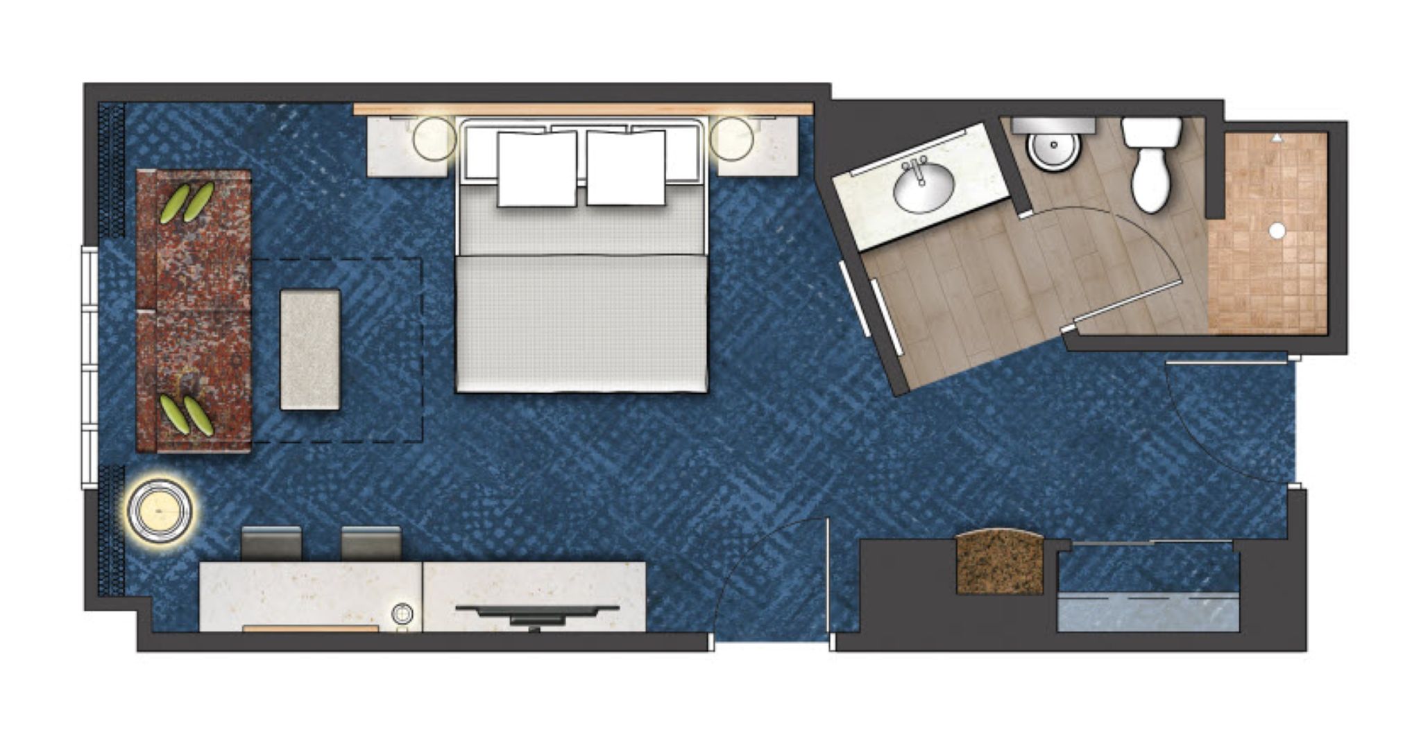 Triple Deluxe King Bed