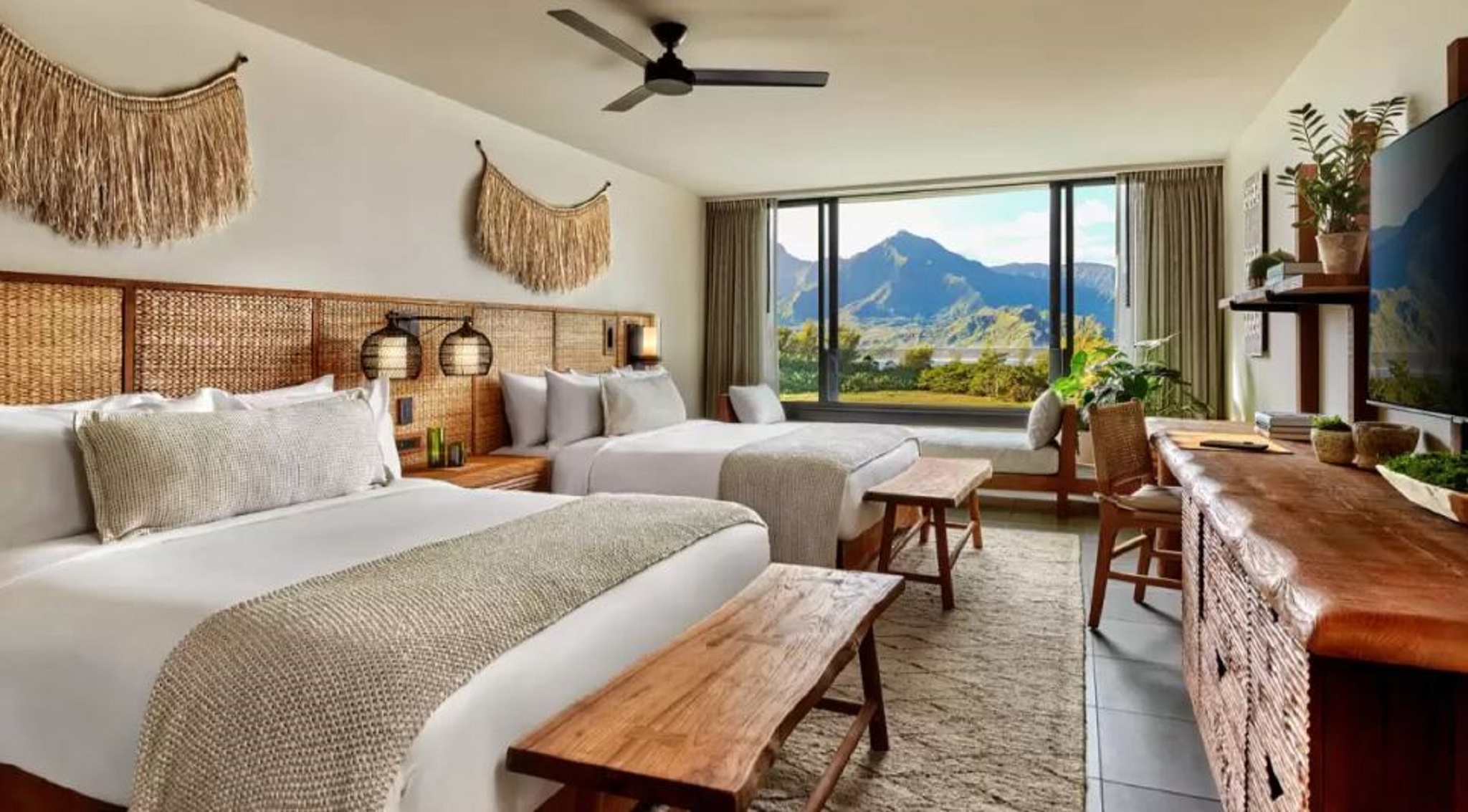 Double Two Queen Beds