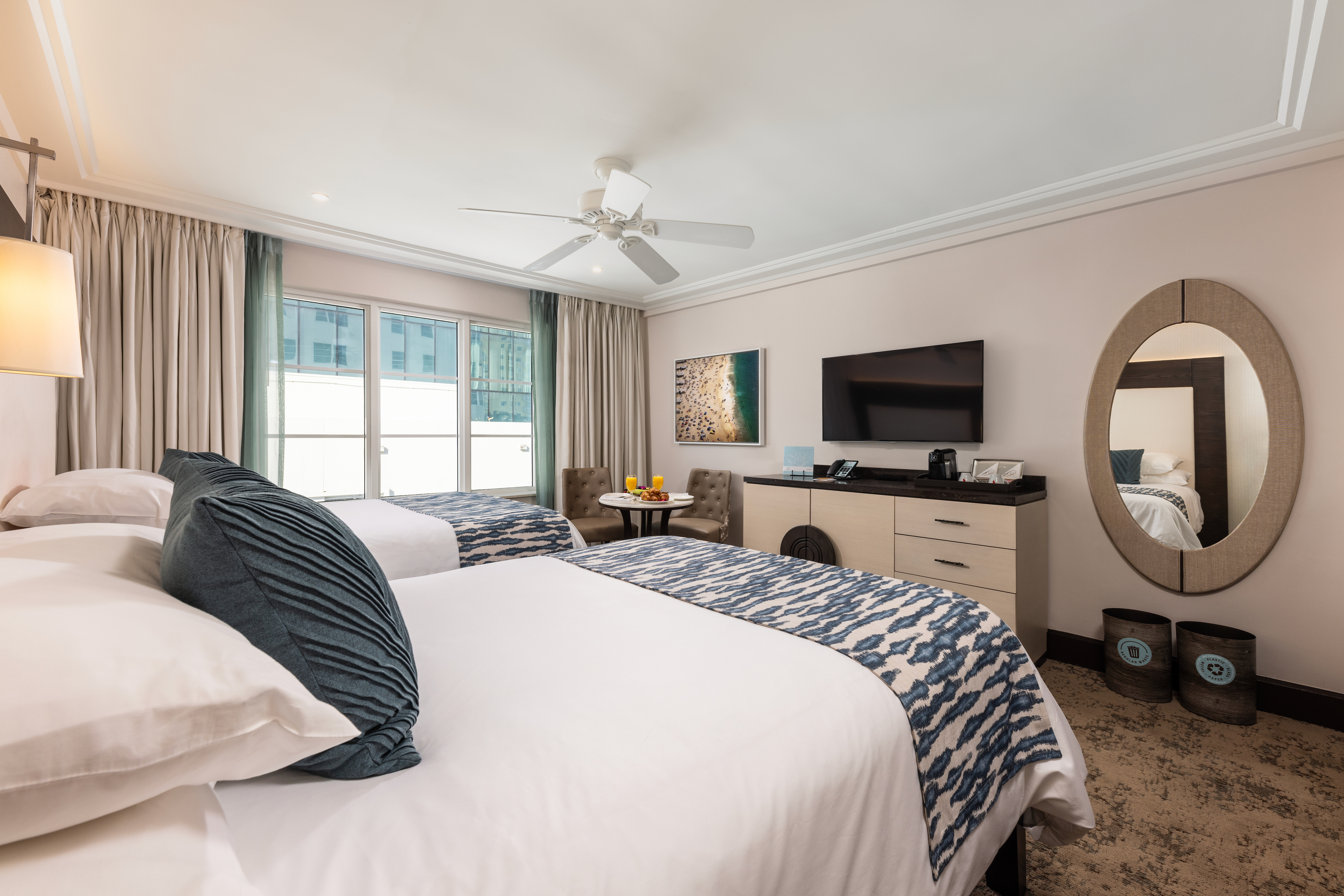 Double City View Two Double Beds