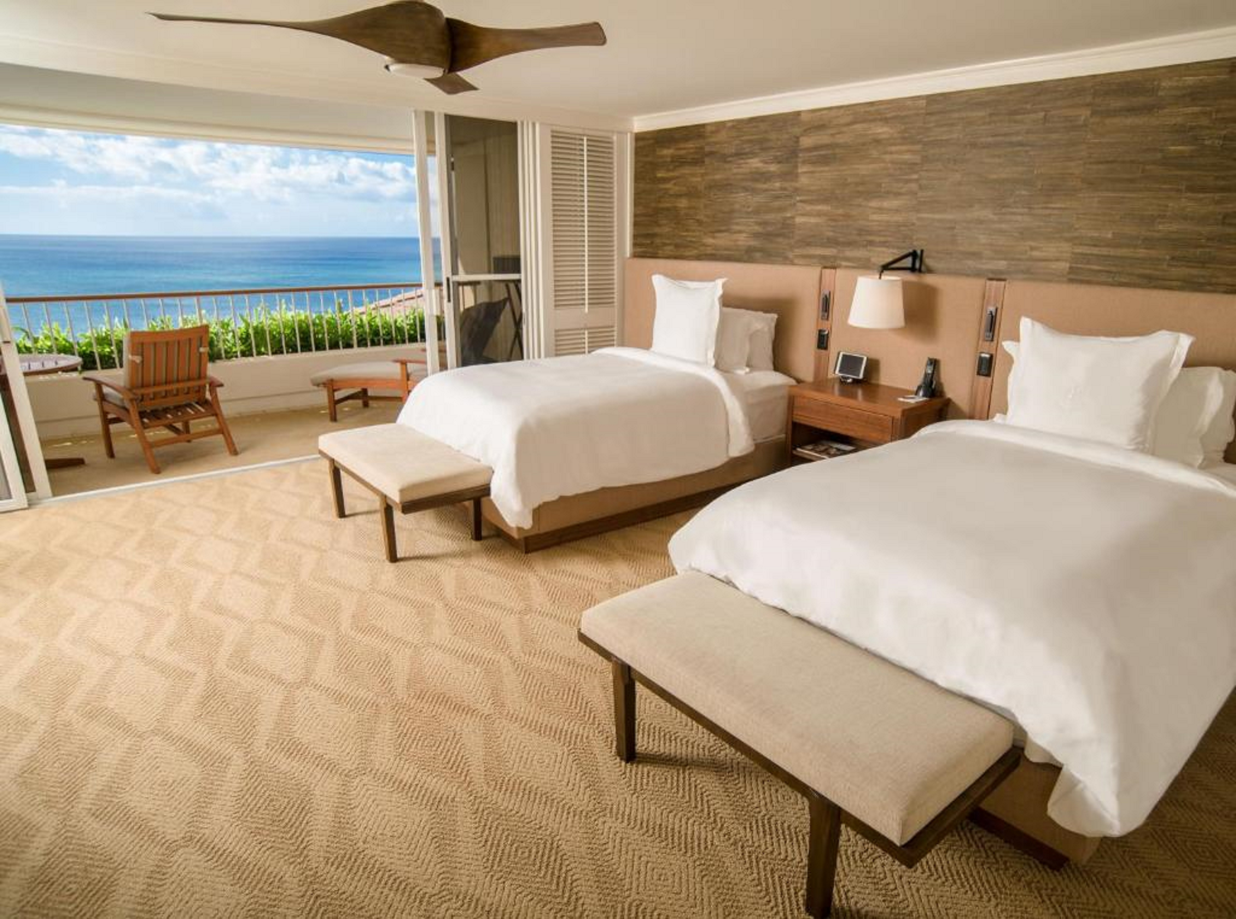Junior Suite Ocean Front Two Double Beds