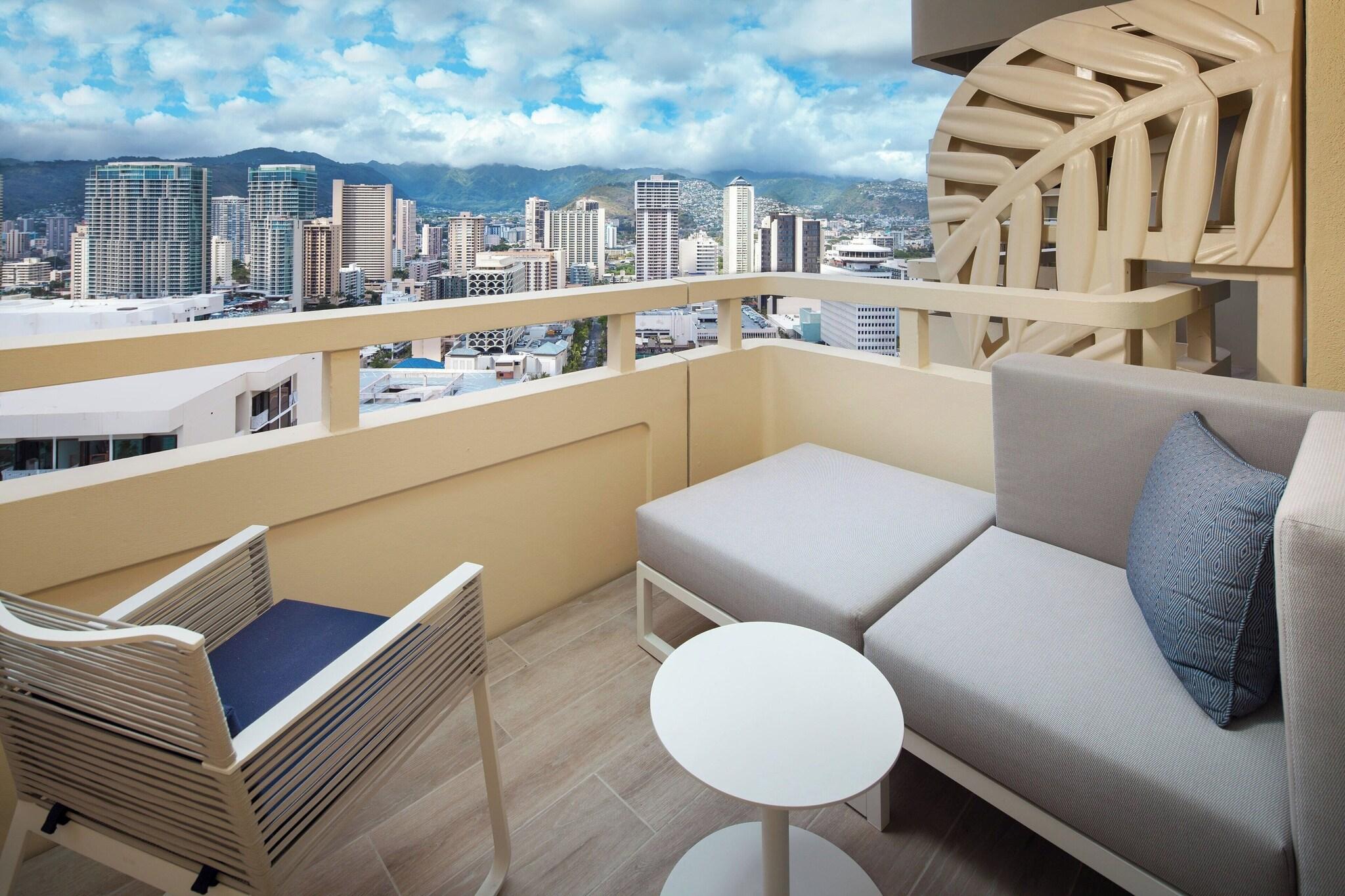 Quadruple City View Two Double Beds