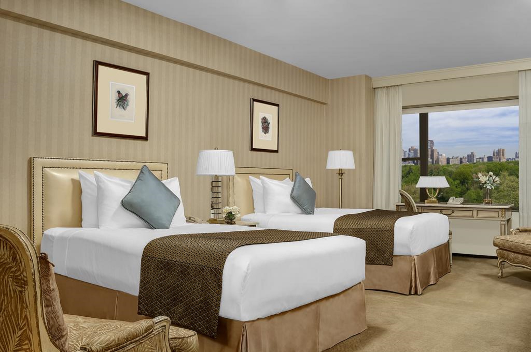 Double City View Two Double Beds