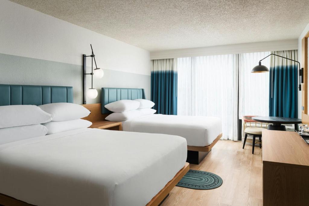 Double Two Queen Beds