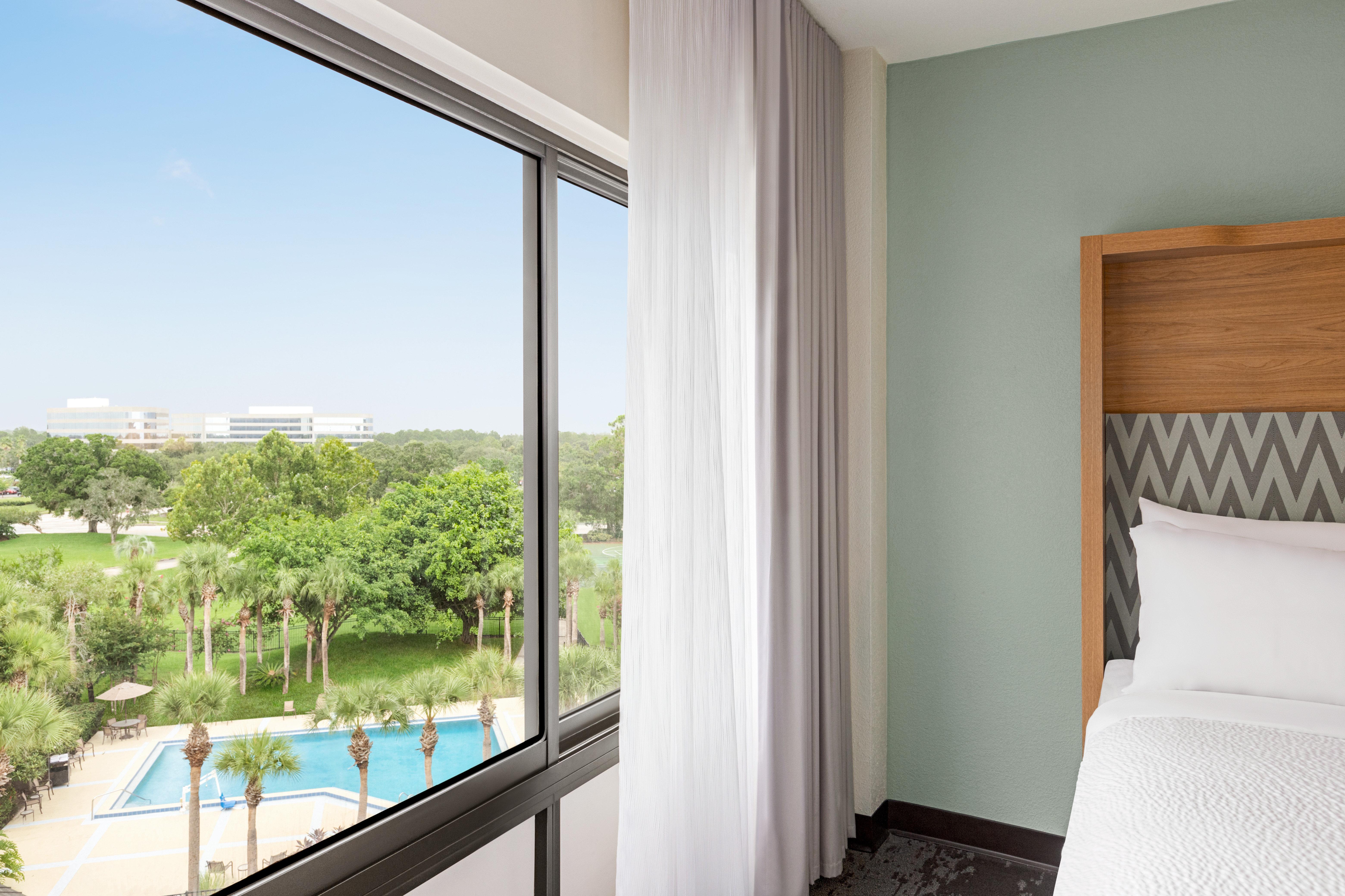 Double Pool View King Bed