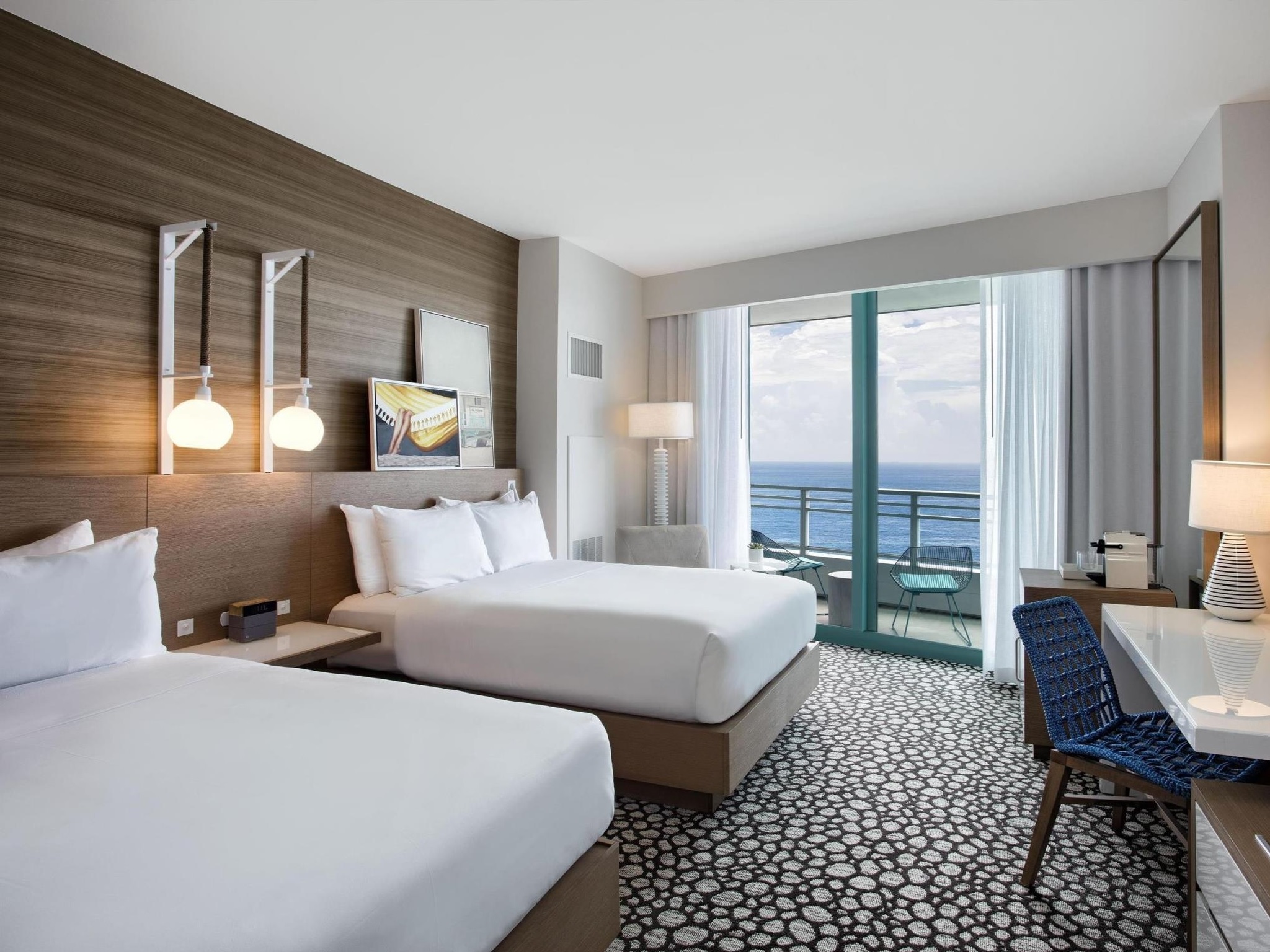 Room Ocean Front Two Double Beds