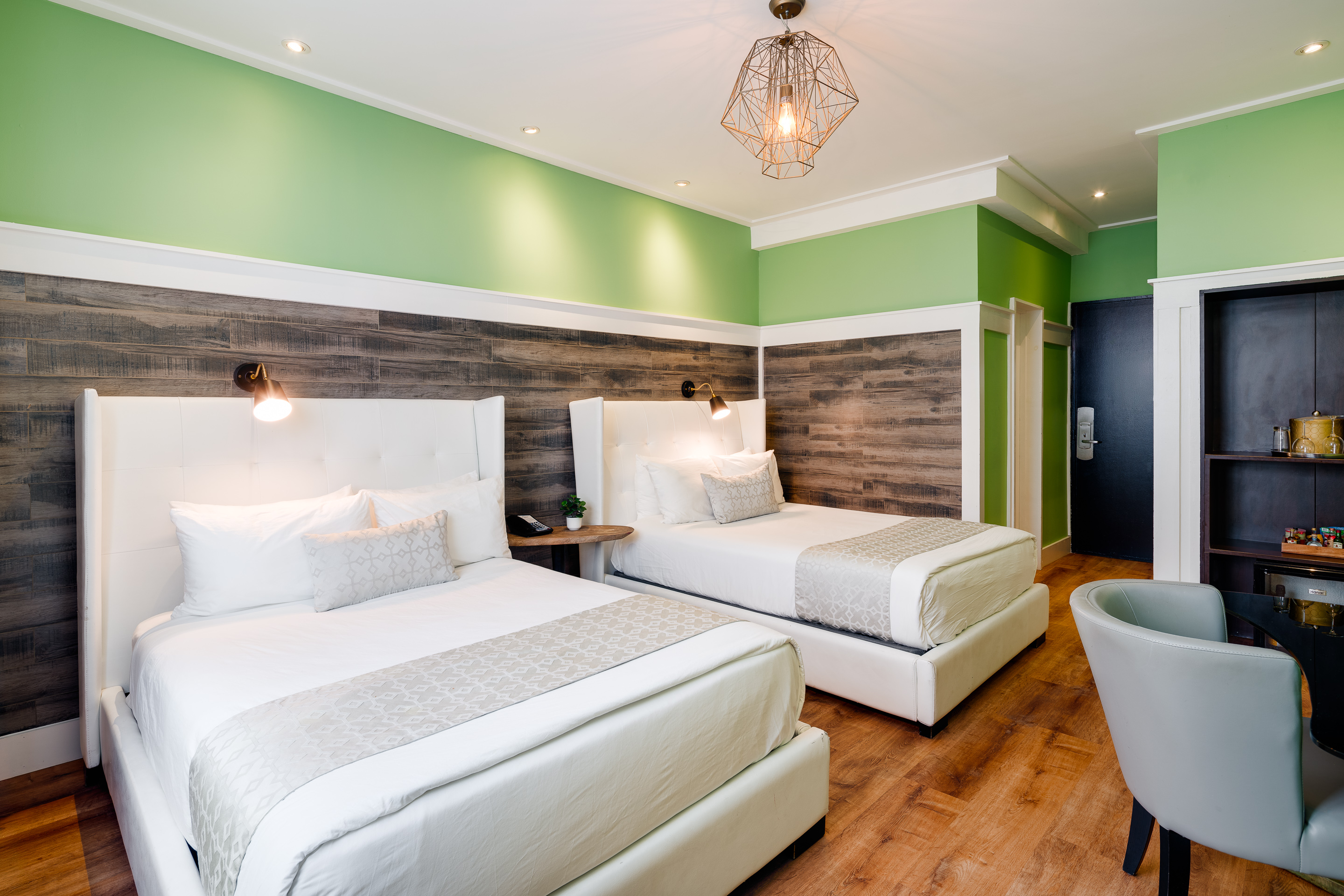 Double Two Double Beds