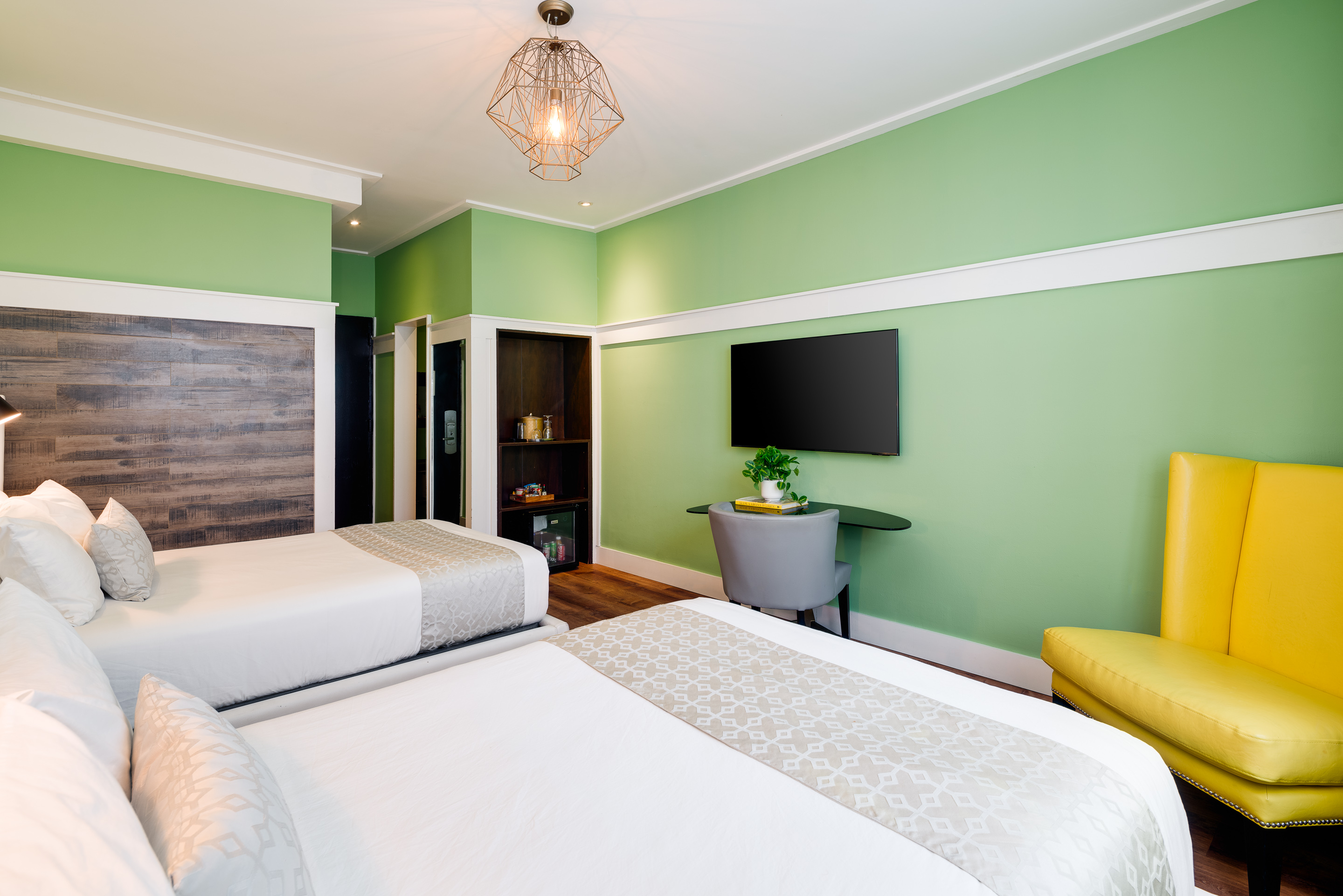 Double Two Double Beds