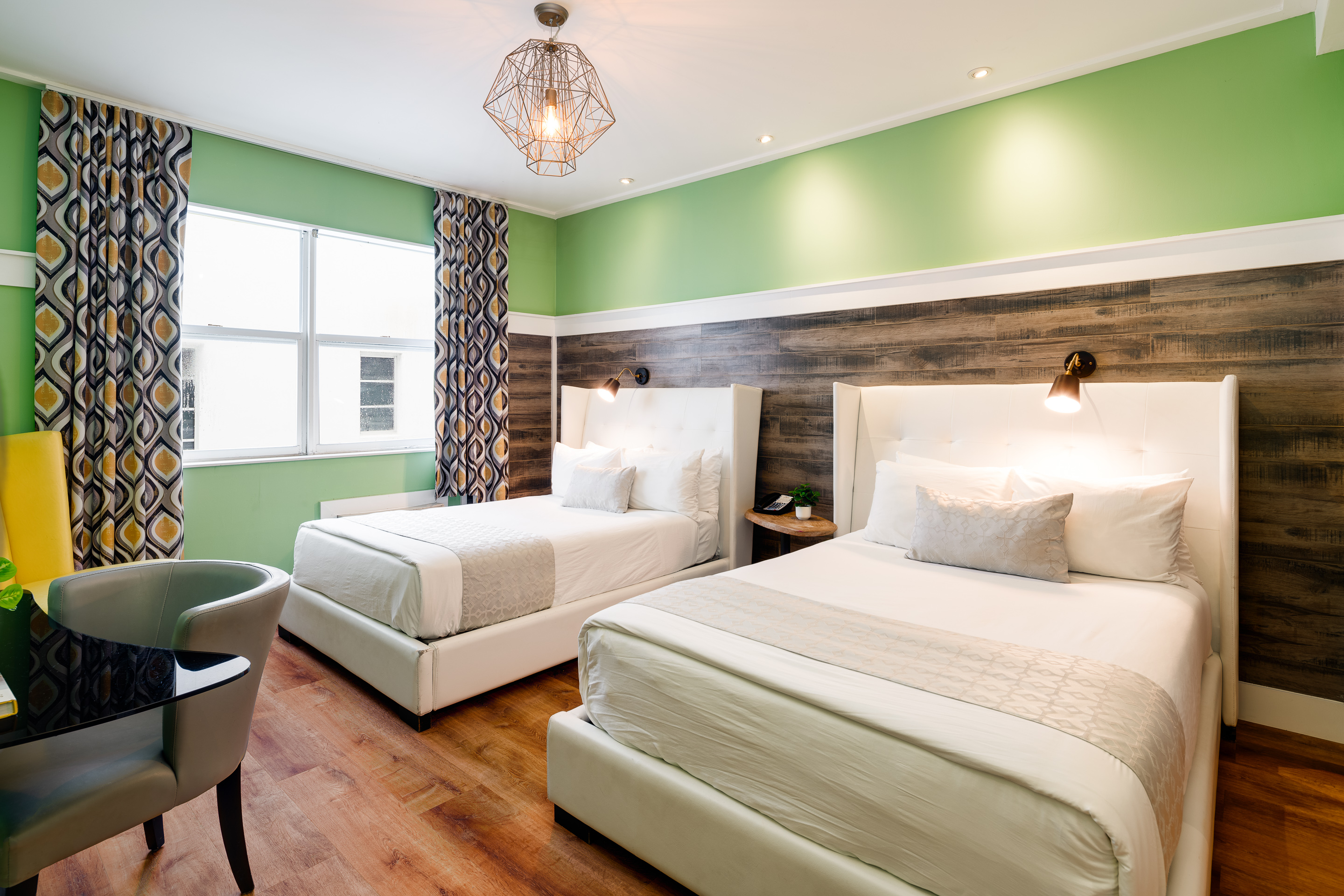 Double Two Double Beds