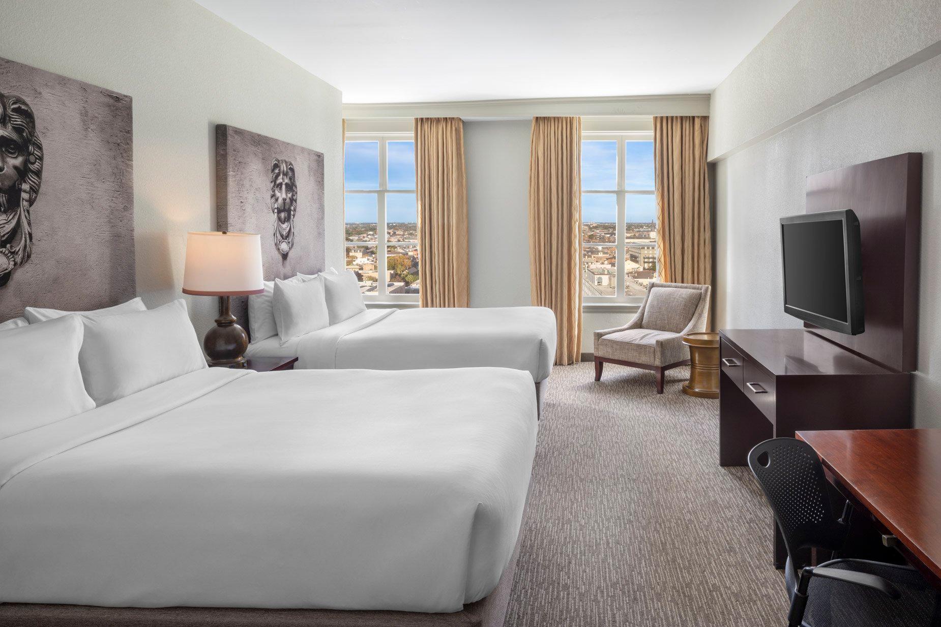 Double Two Queen Beds