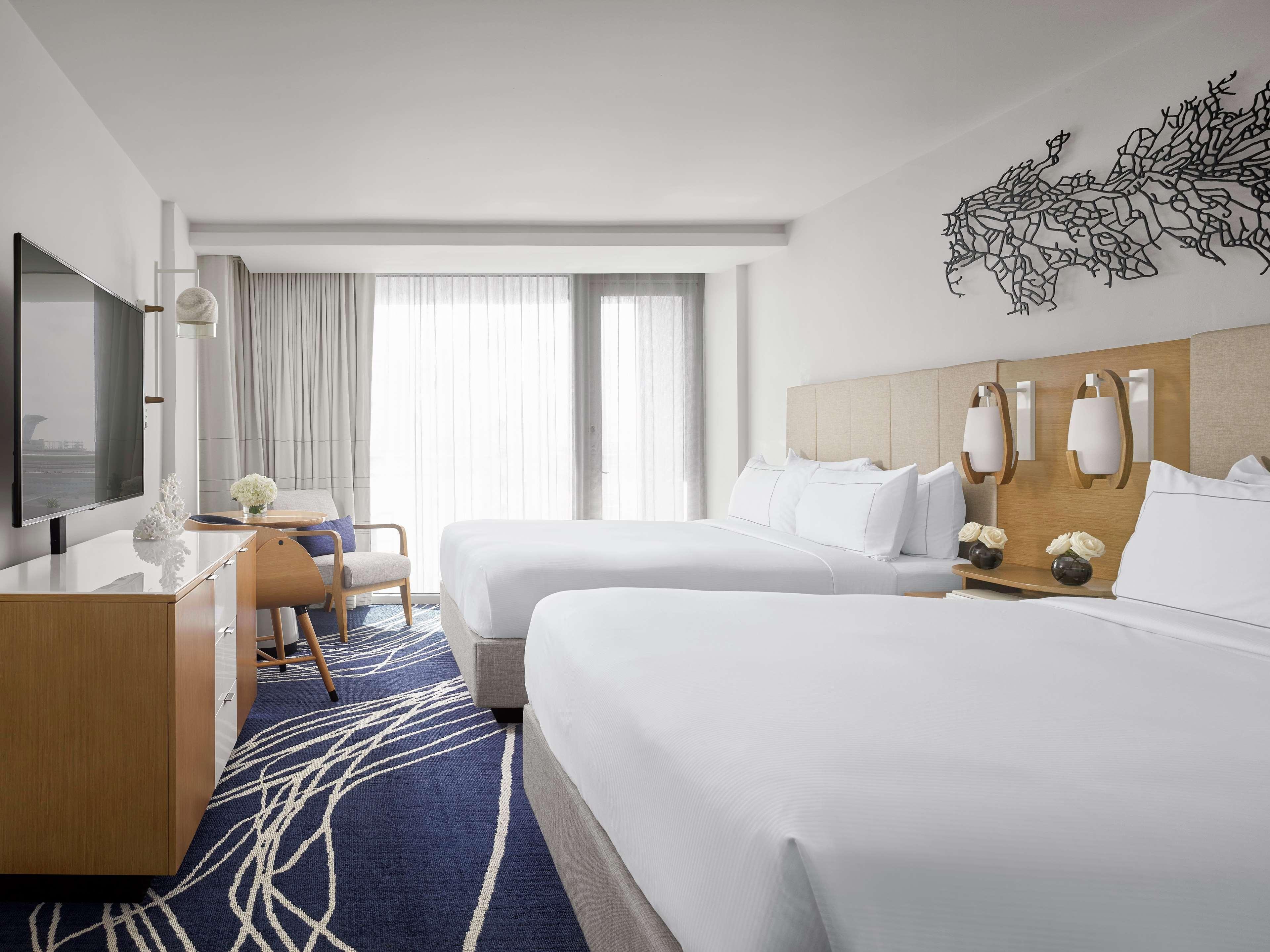 Double Two Double Beds with Views