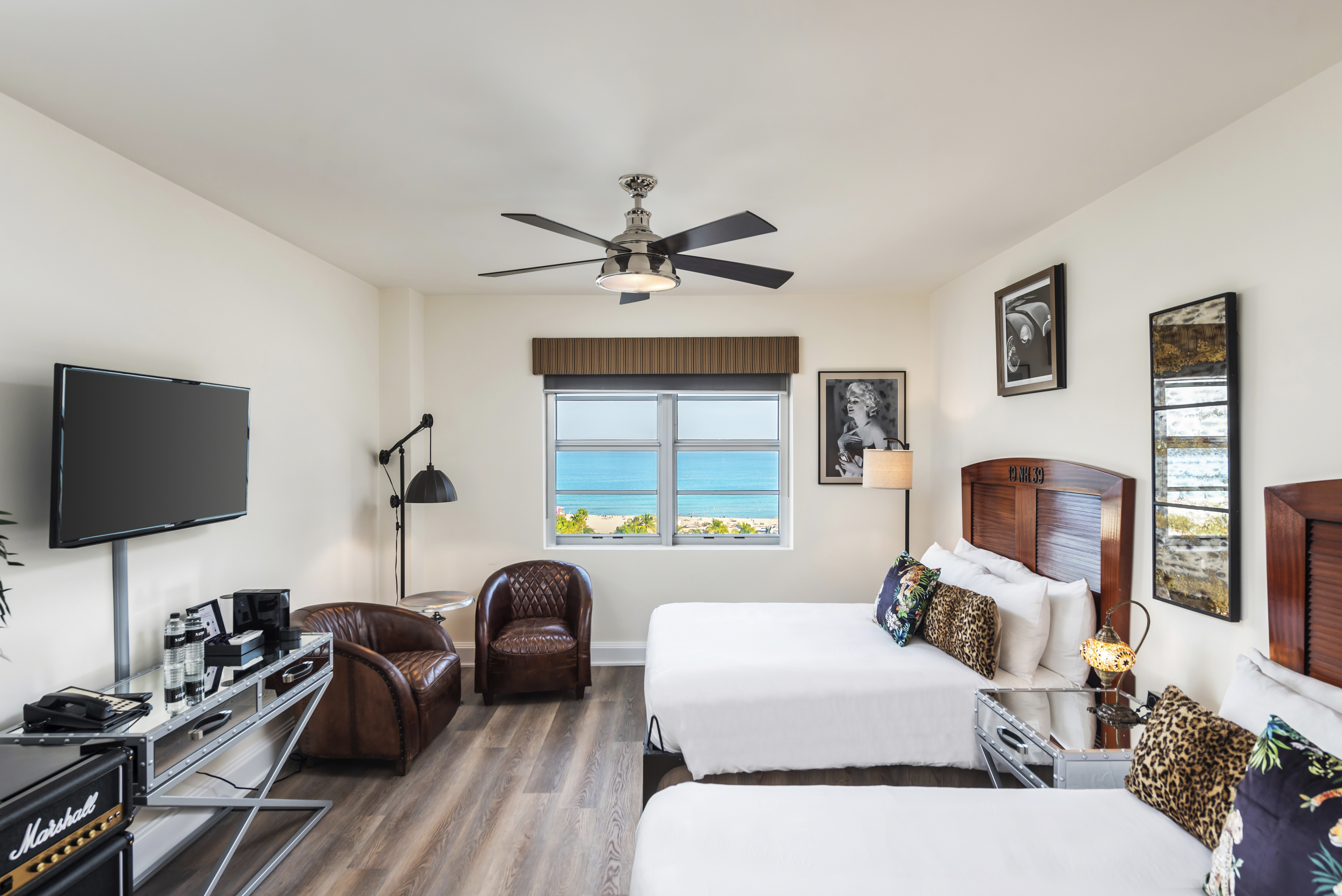 Double Ocean View Two Double Beds