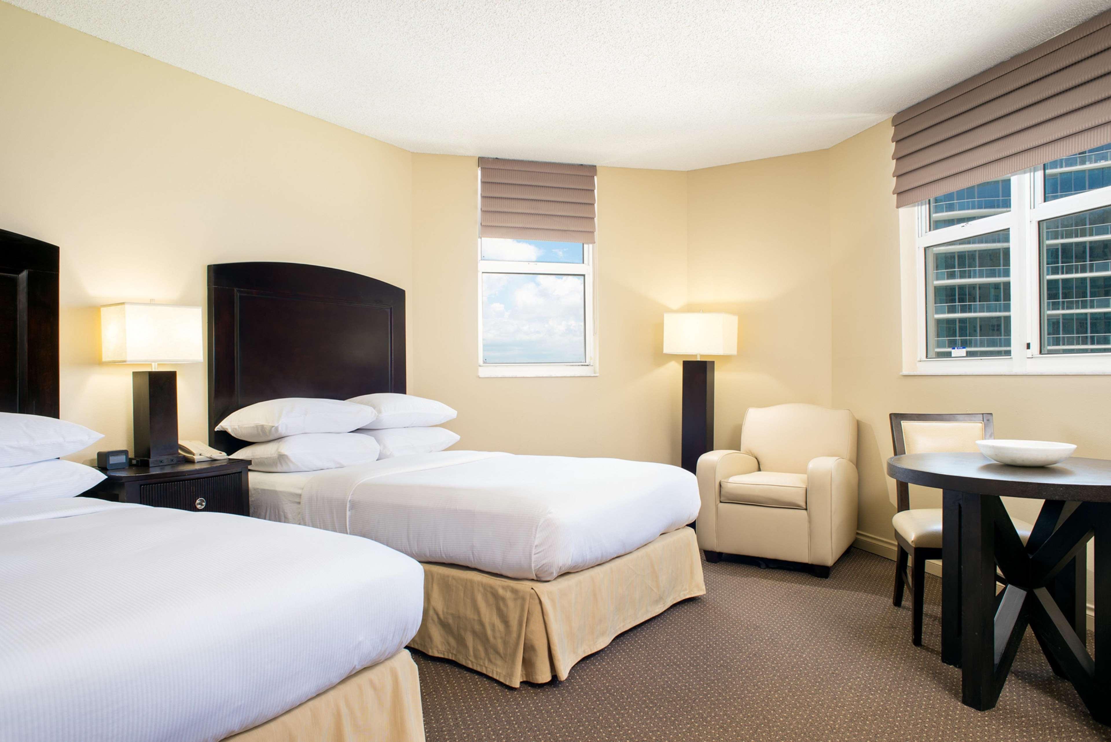 Double Partial Ocean View Two Double Beds