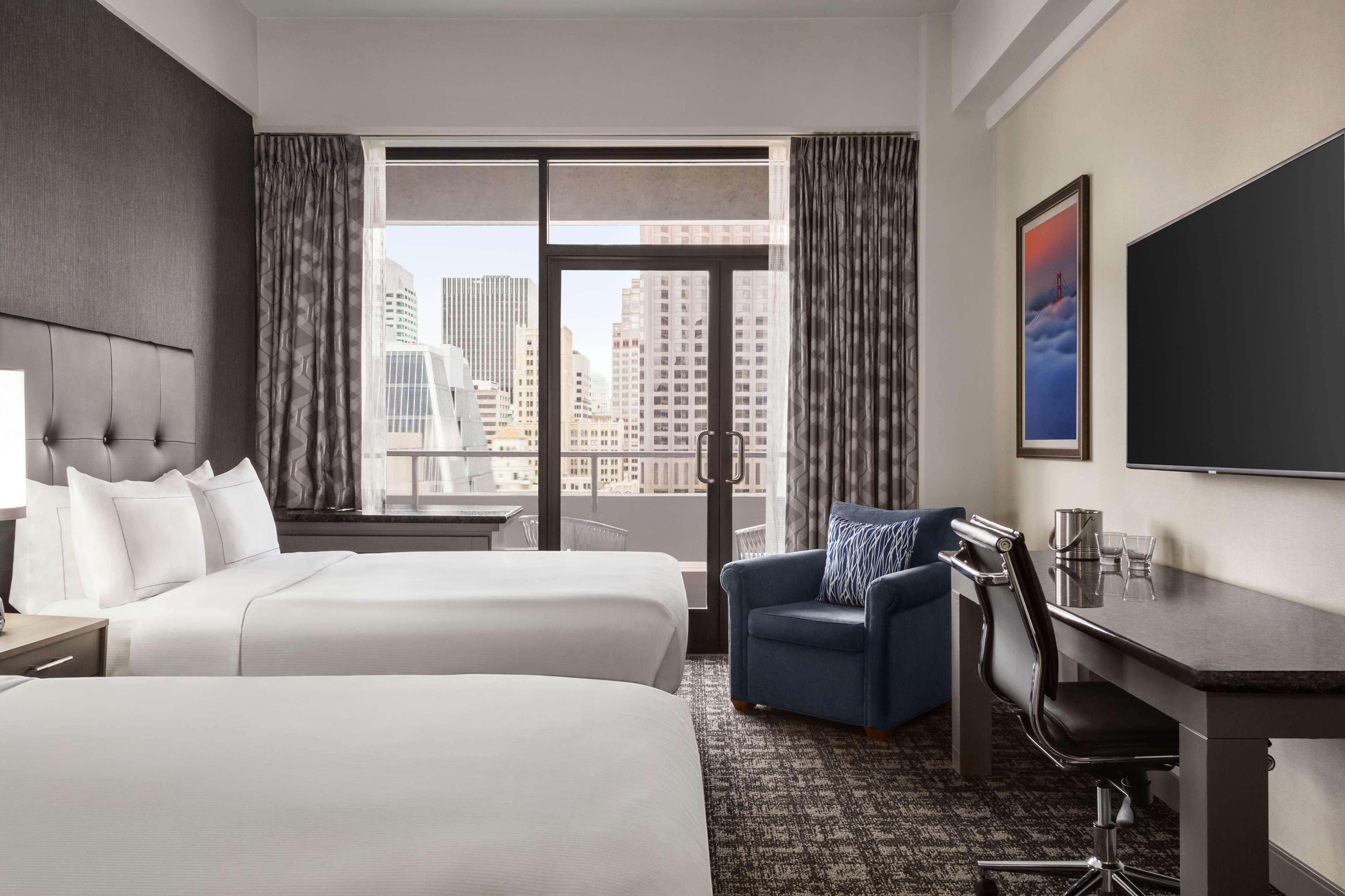 Double City View Two Double Beds