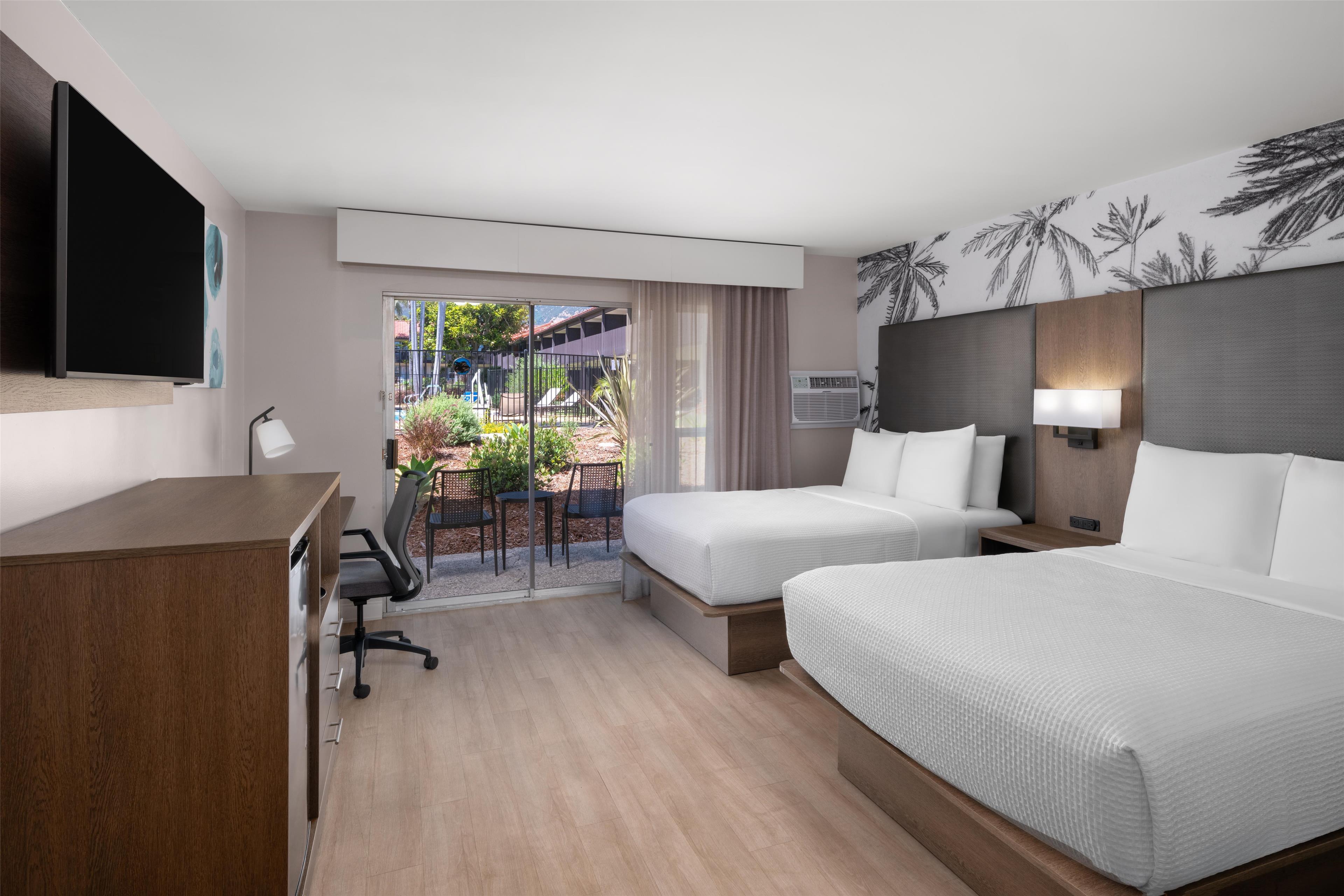 Double Two Double Beds