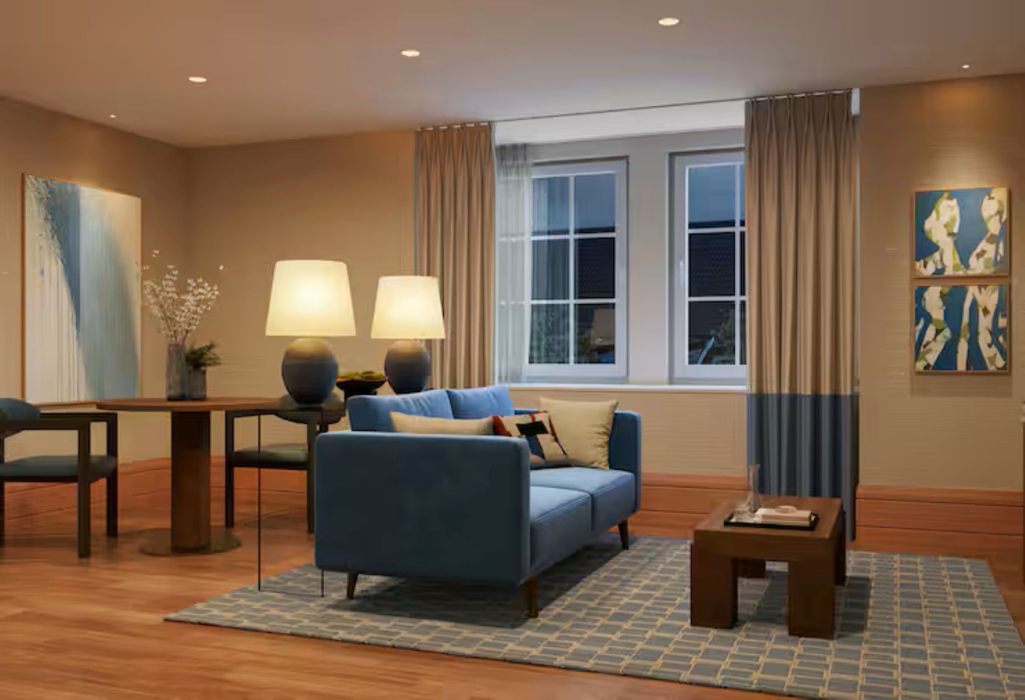 Studio Queen Size Bed