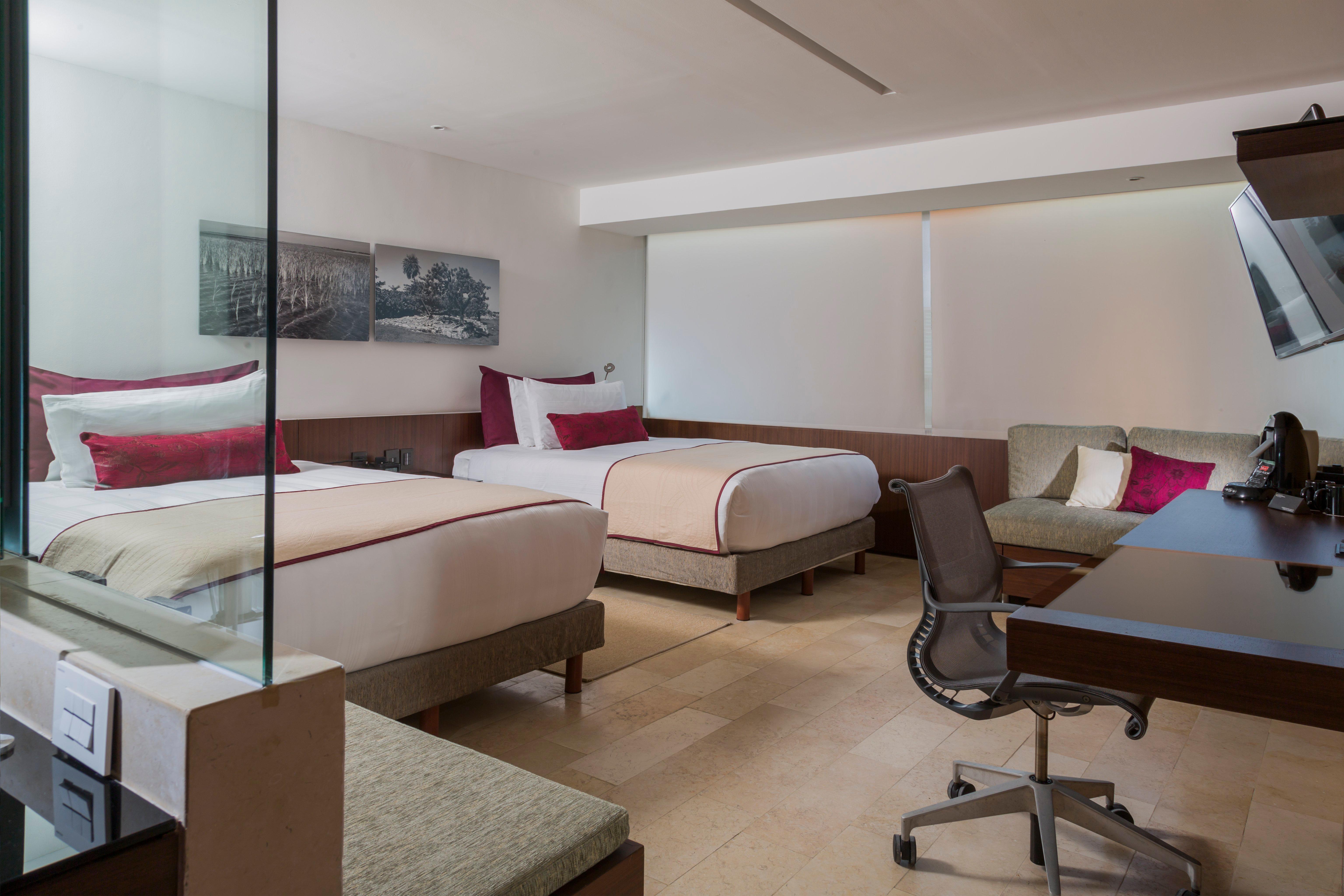 Double Ocean View Two Queen Beds