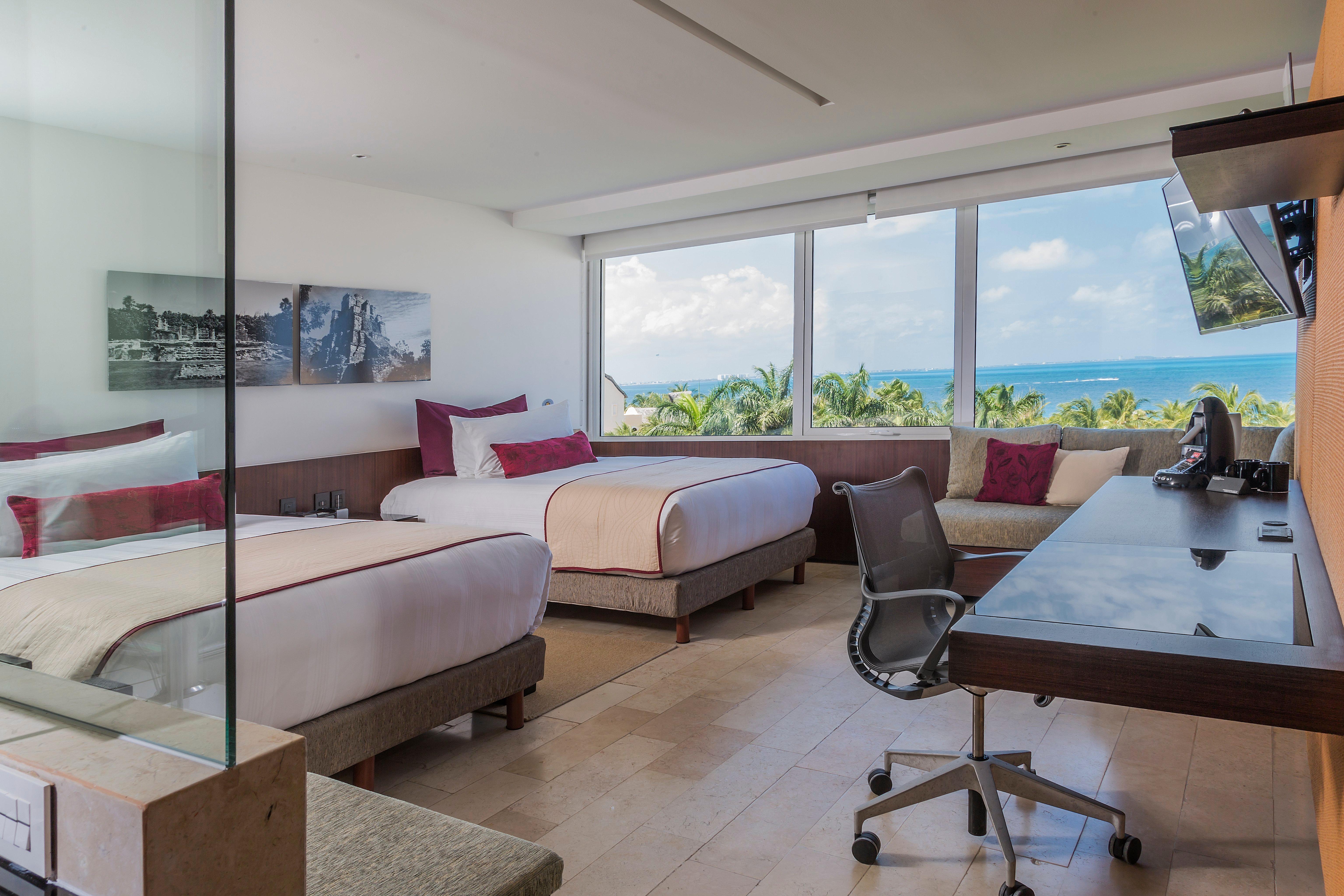 Double Ocean View Two Queen Beds