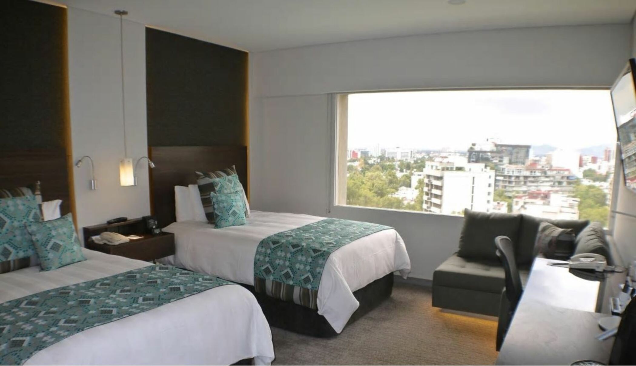 Double Two Double Beds