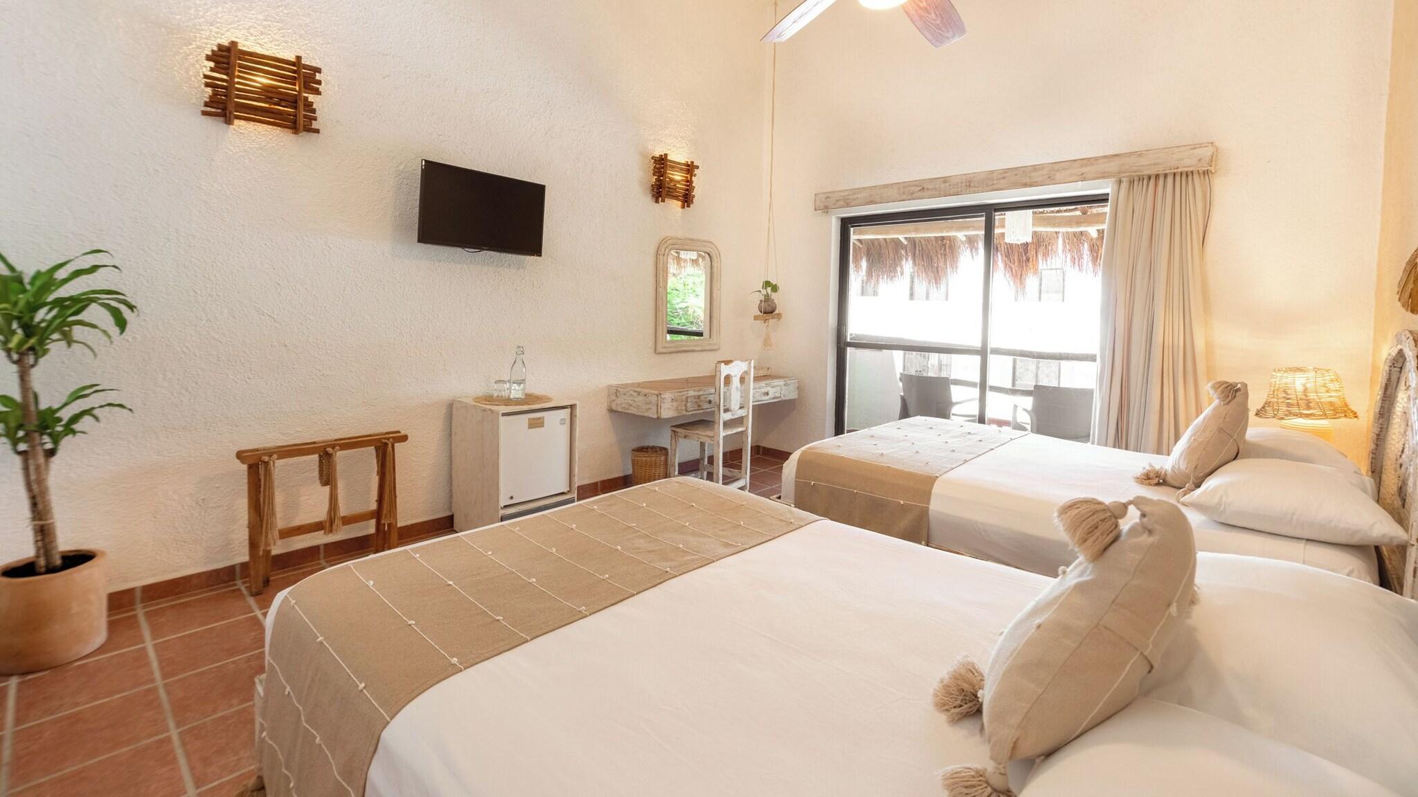 Double Two Double Beds