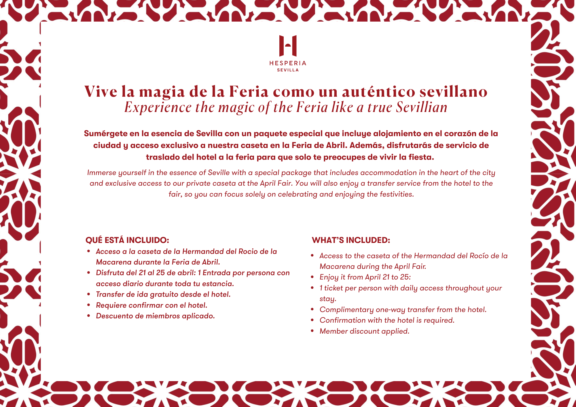 Double or Twin Comfort