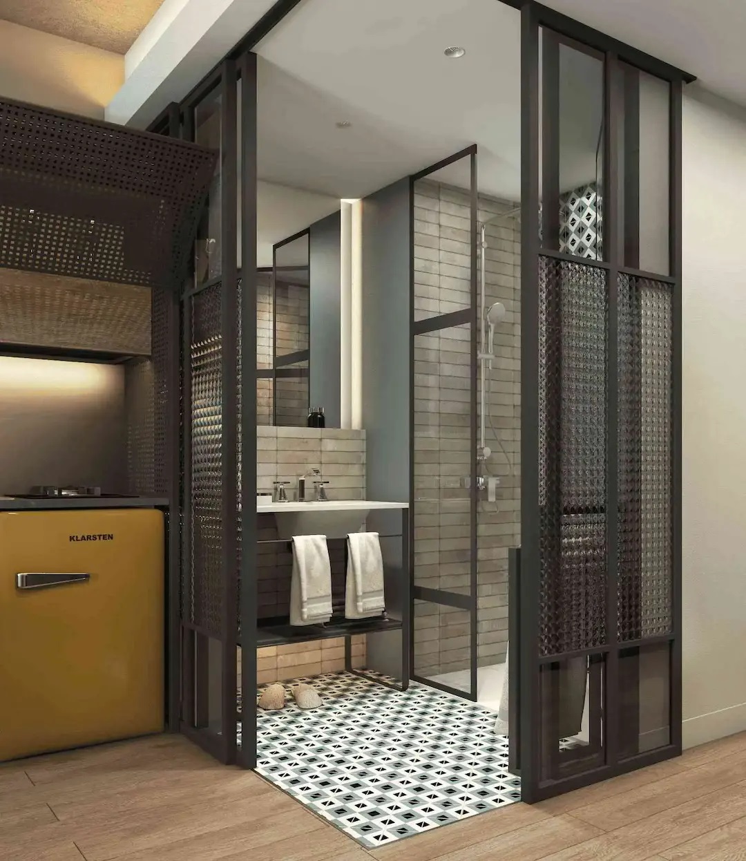 Studio King Size Bed