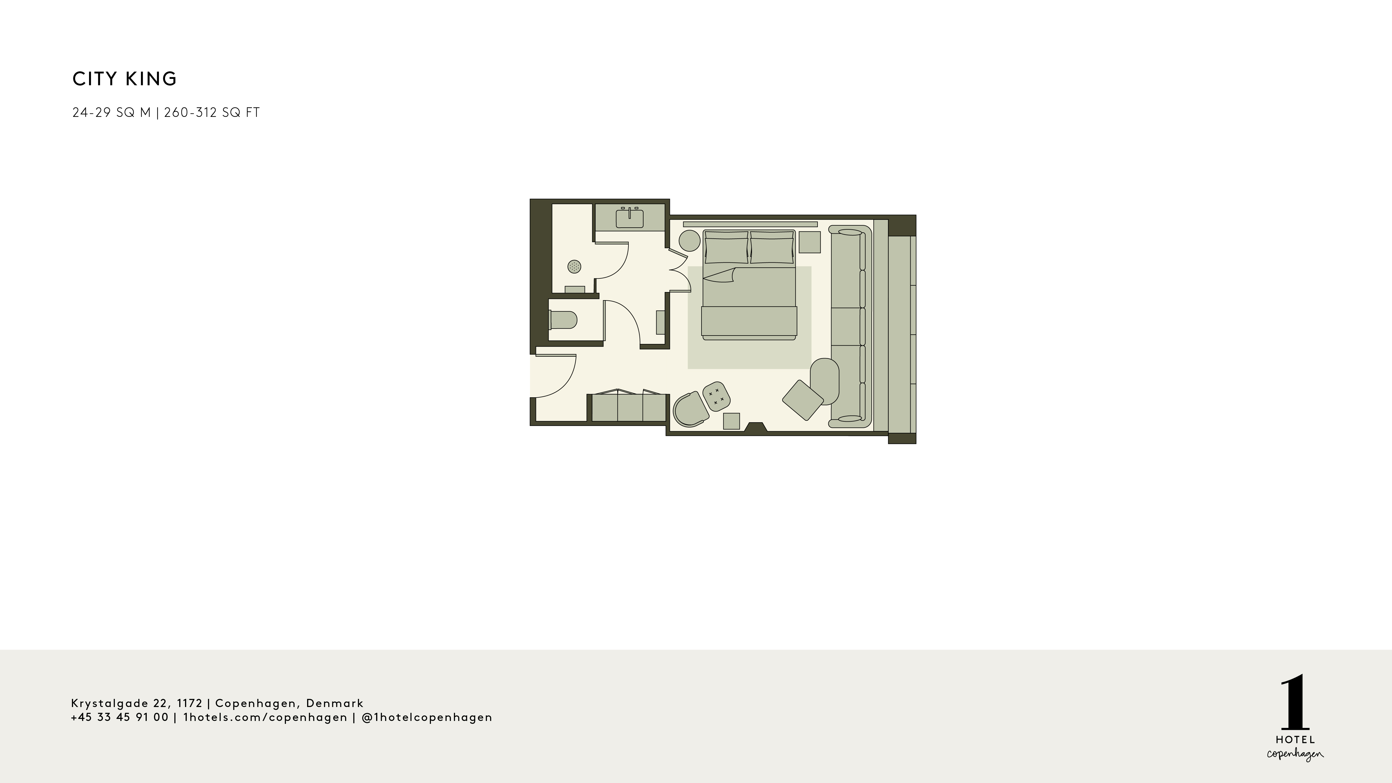 Double City View King Bed