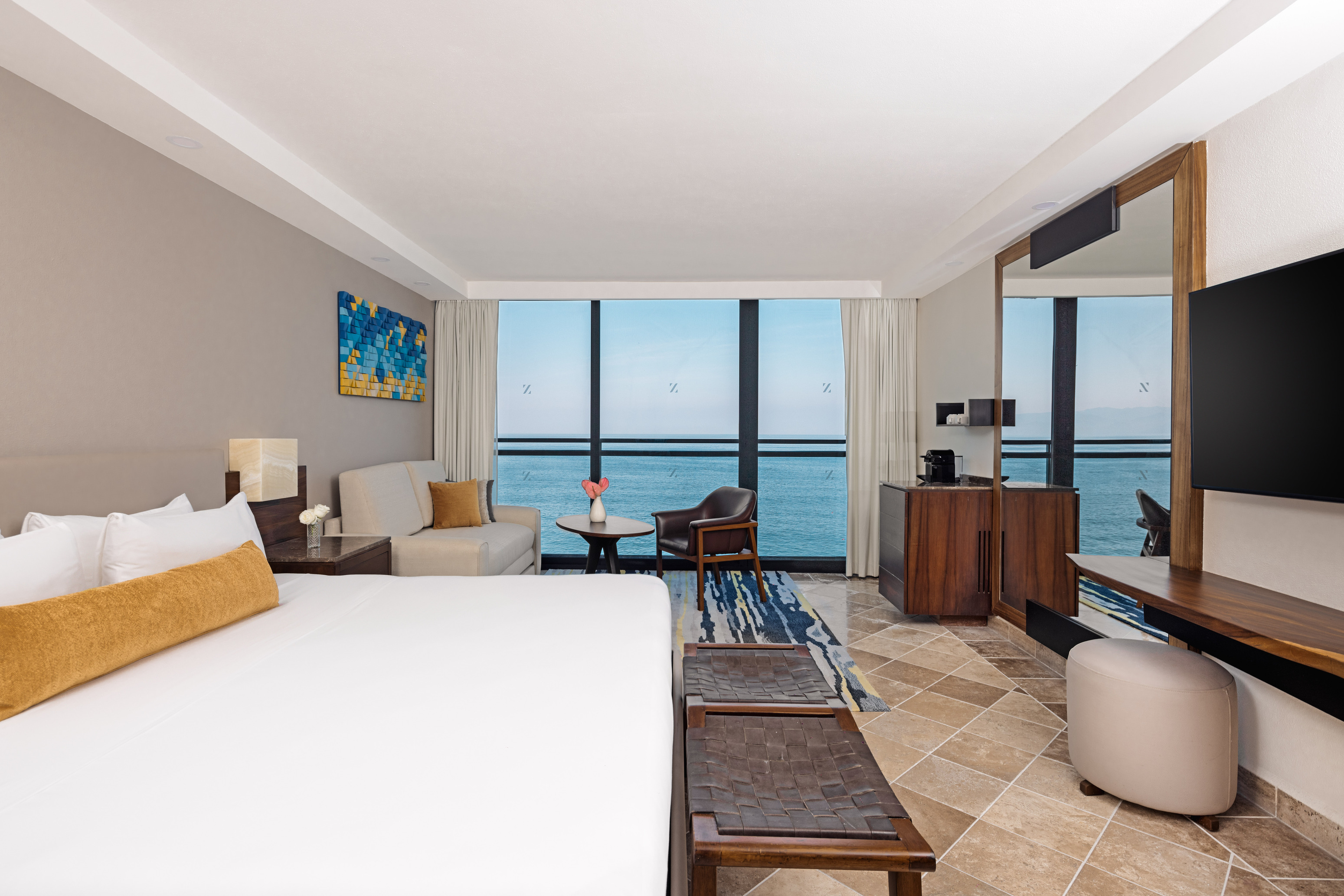 Double Ocean Front King Bed