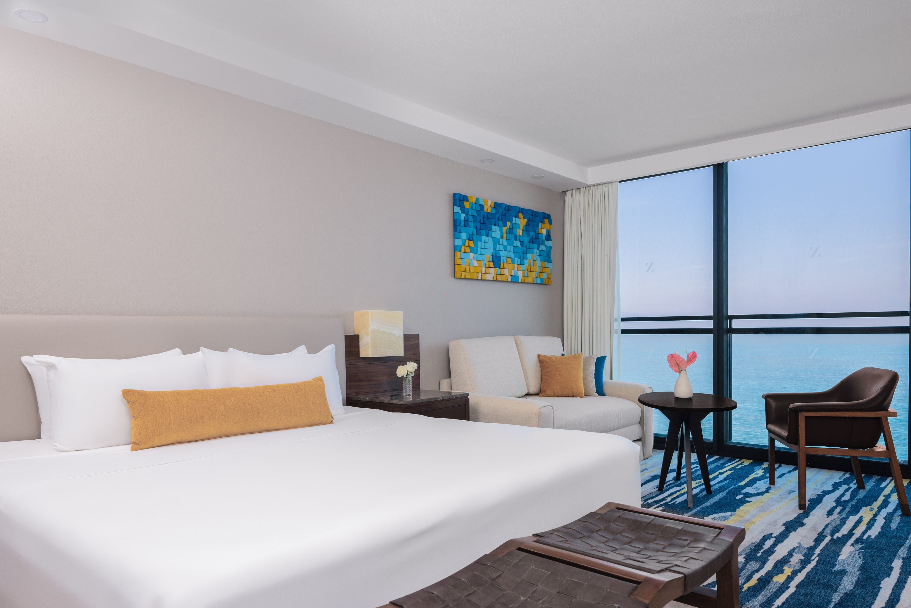 Double Ocean Front King Bed