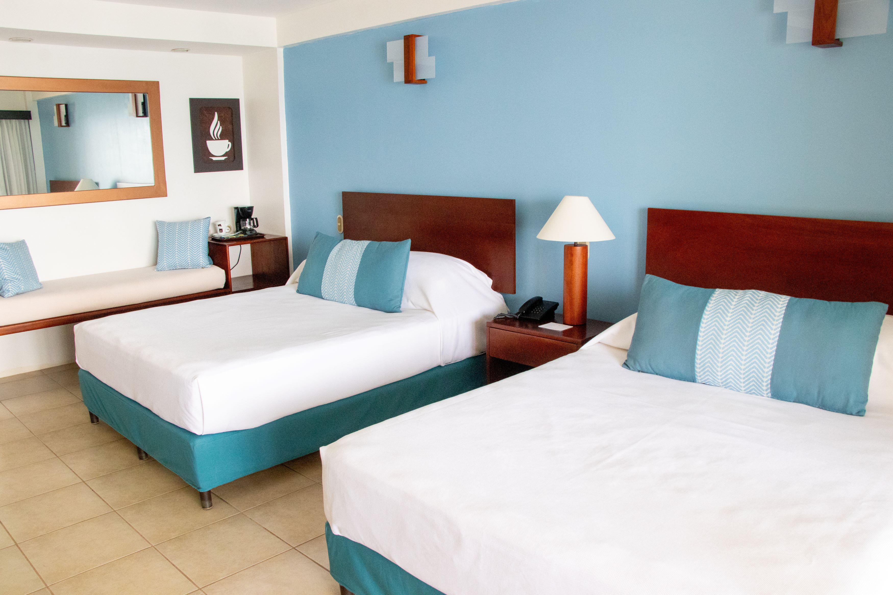 Double Two Queen Beds