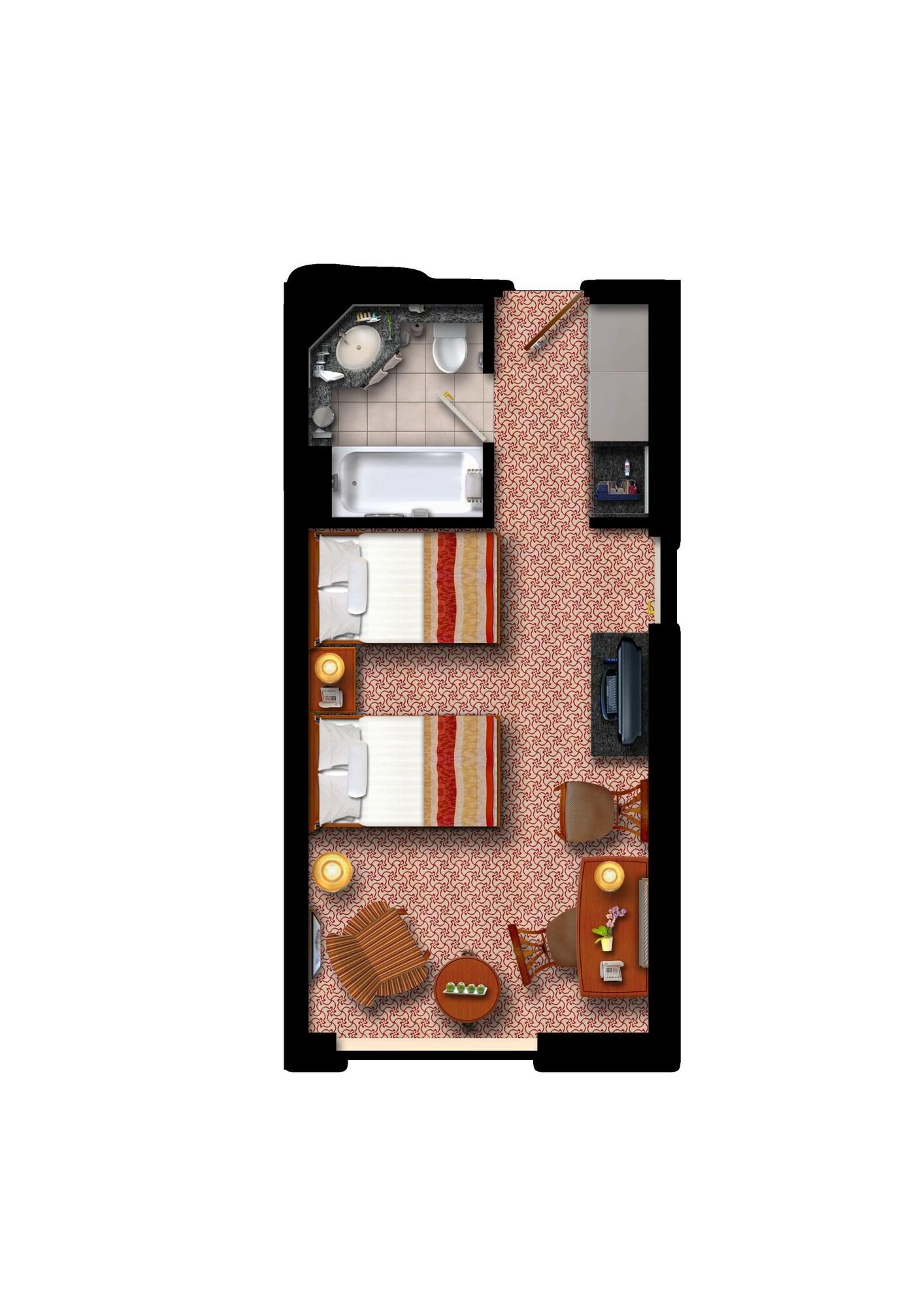 Quadruple Deluxe Two Double Beds