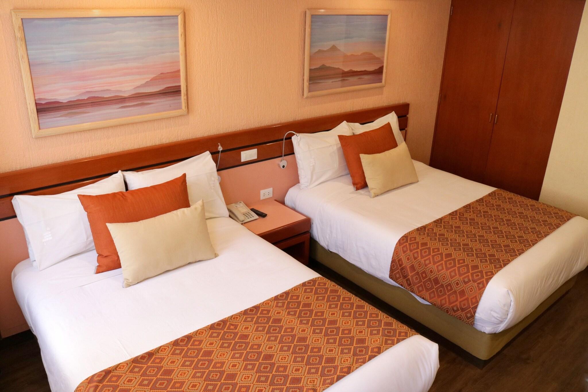 Double Two Double Beds