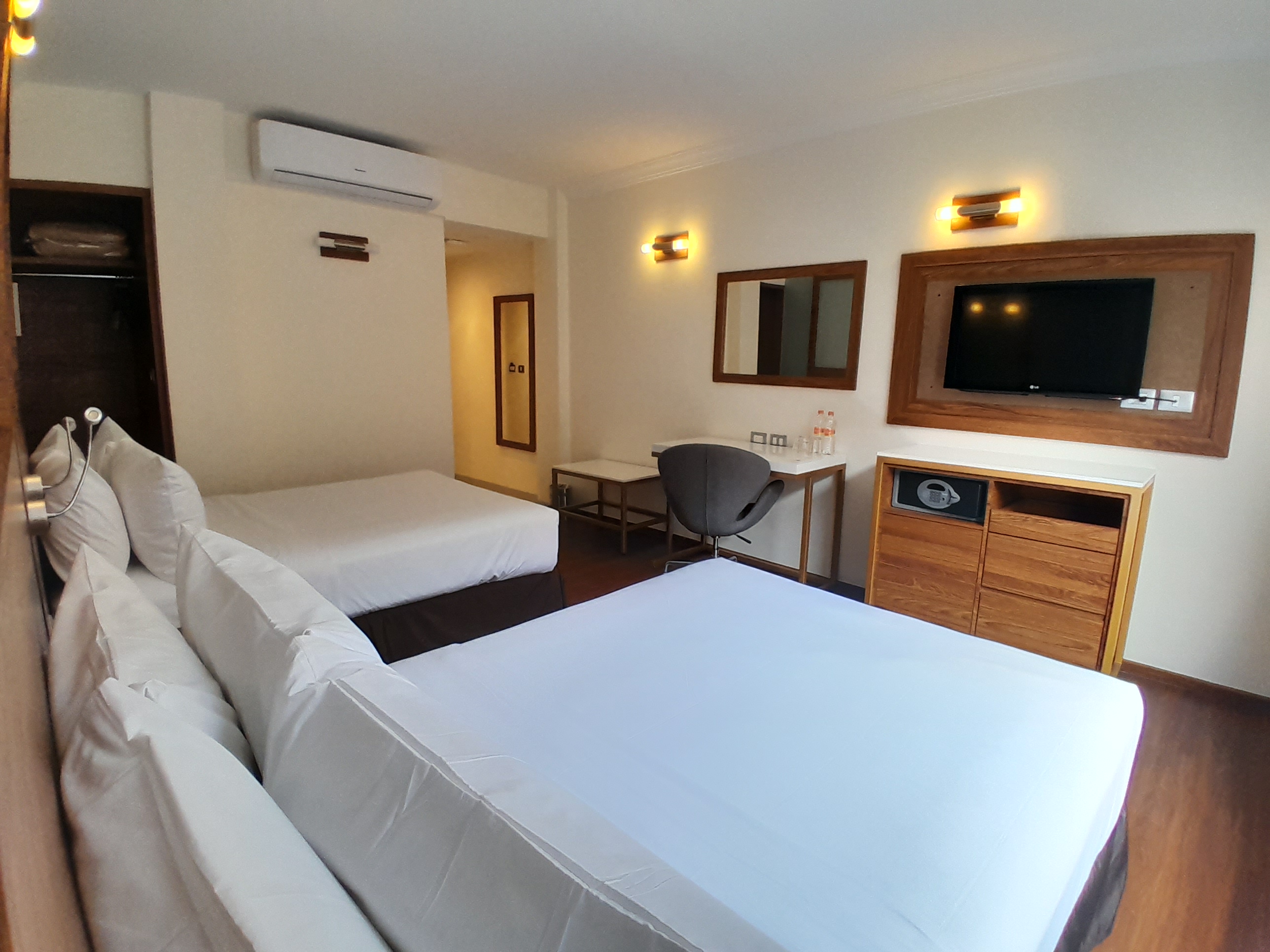 Double Two Double Beds