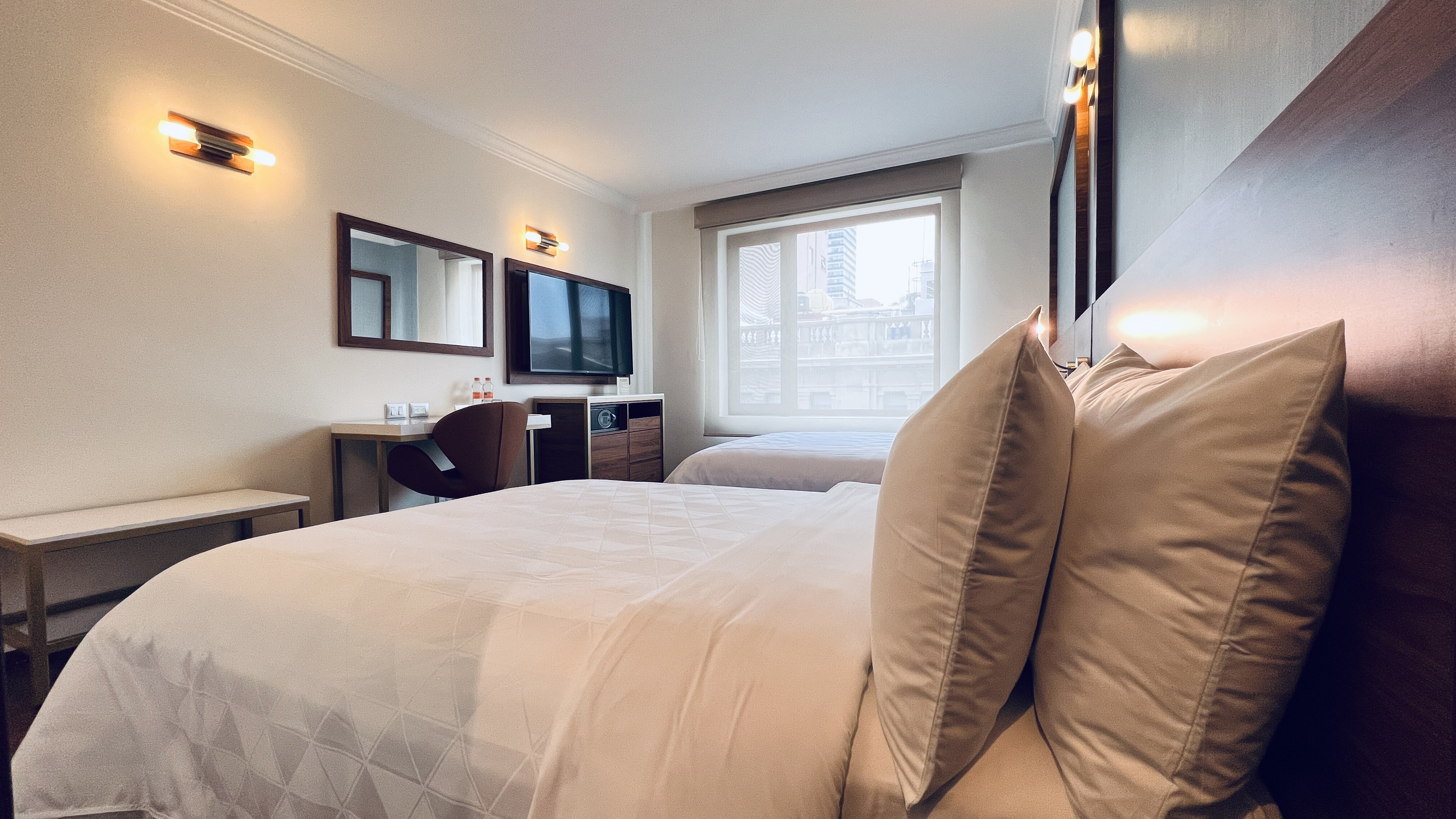 Double Two Double Beds