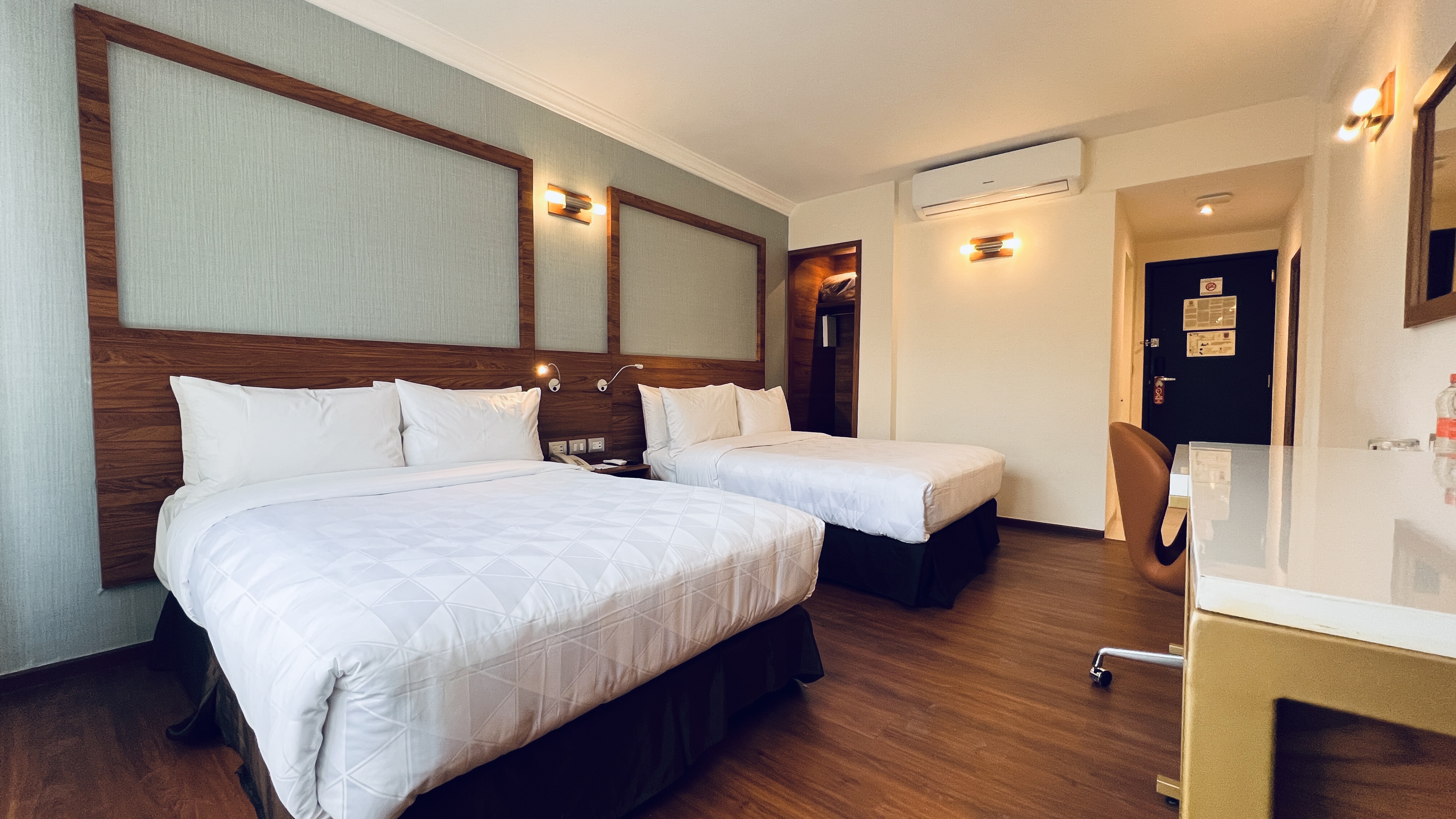 Double Two Double Beds