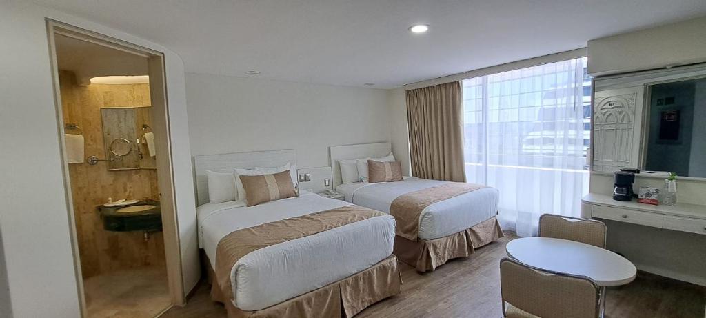 Double Two Double Beds