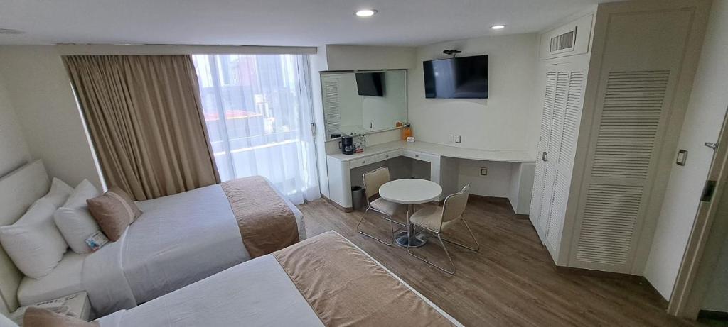 Double Two Double Beds