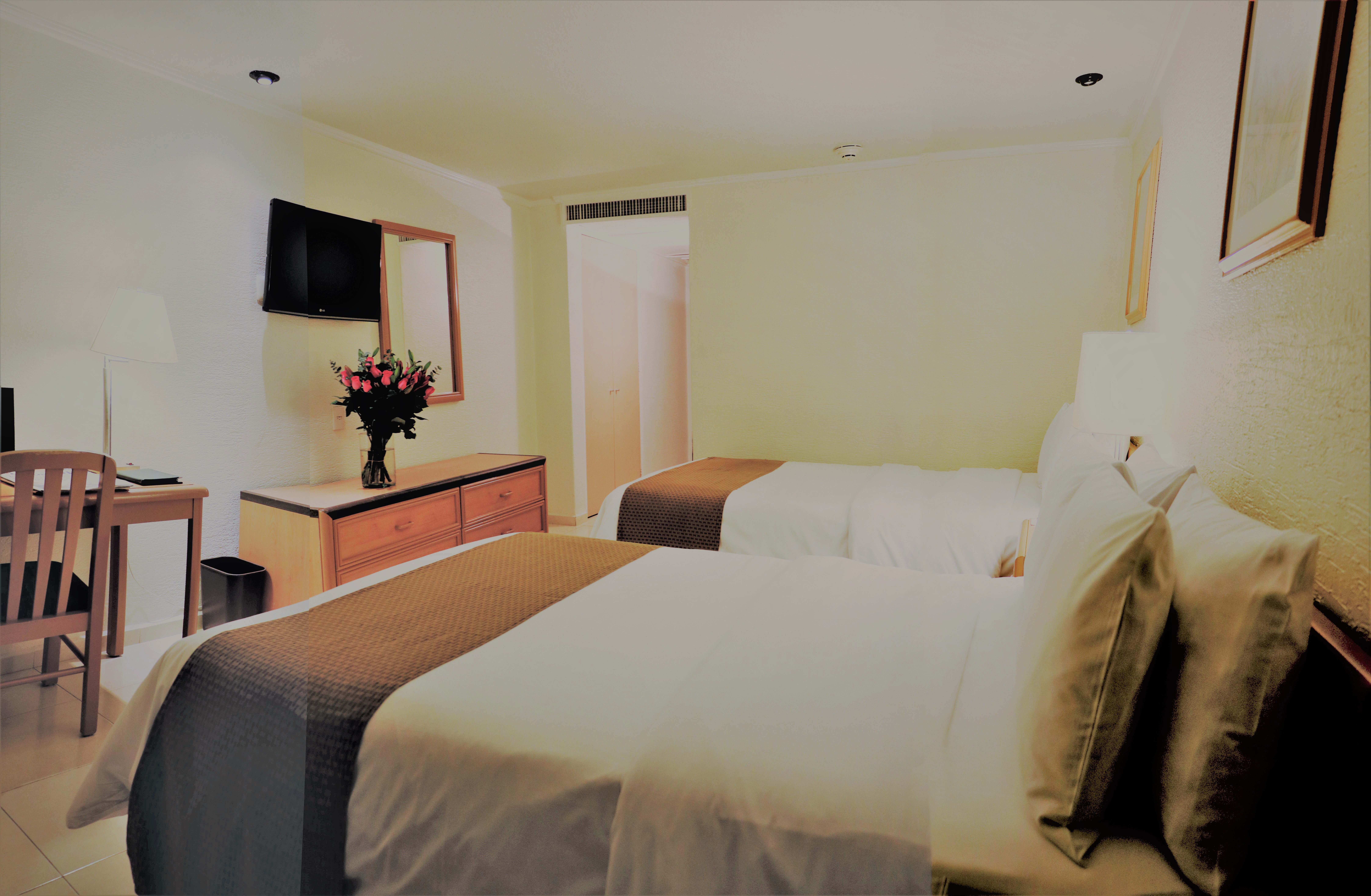 Double Two Double Beds