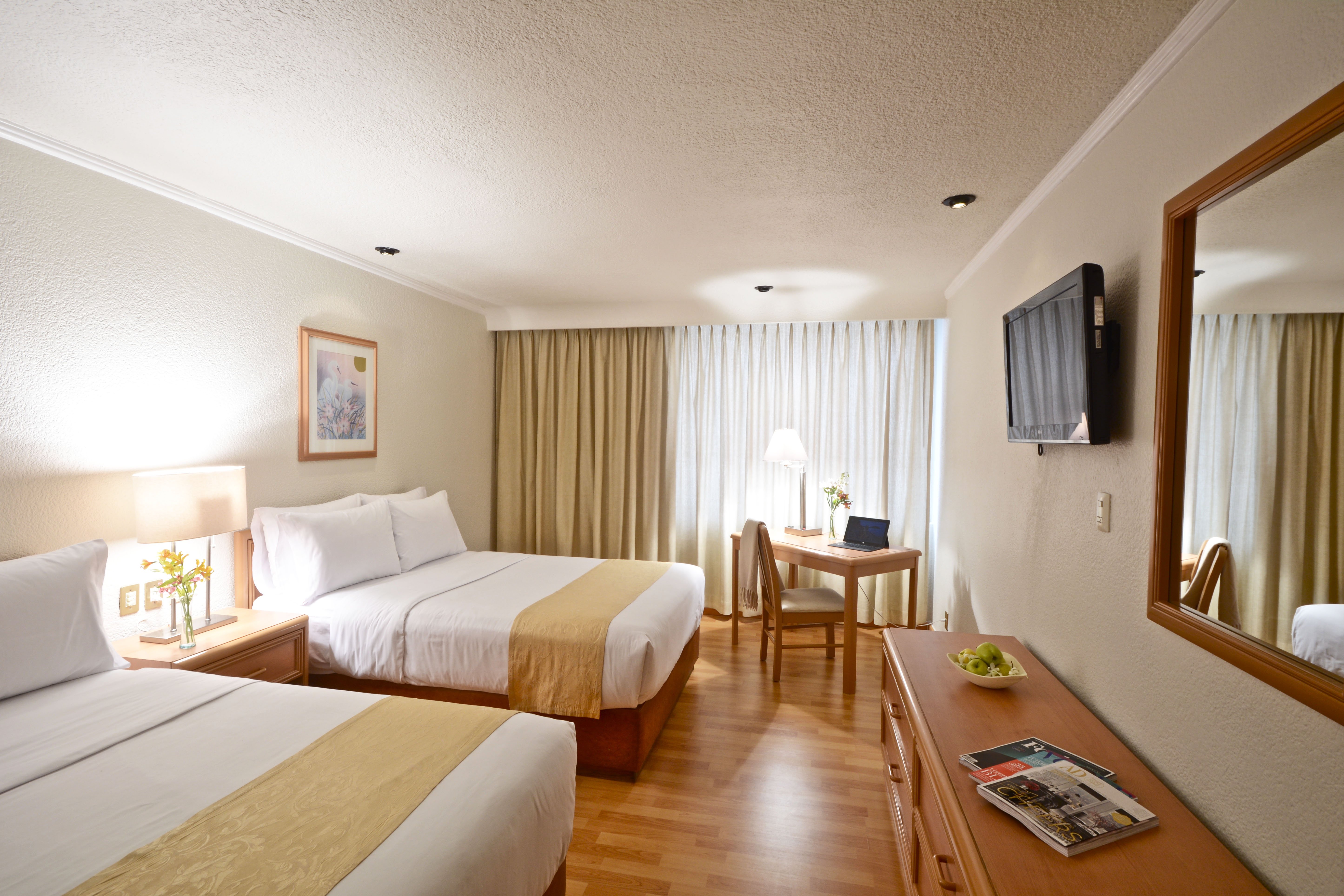 Double Two Double Beds