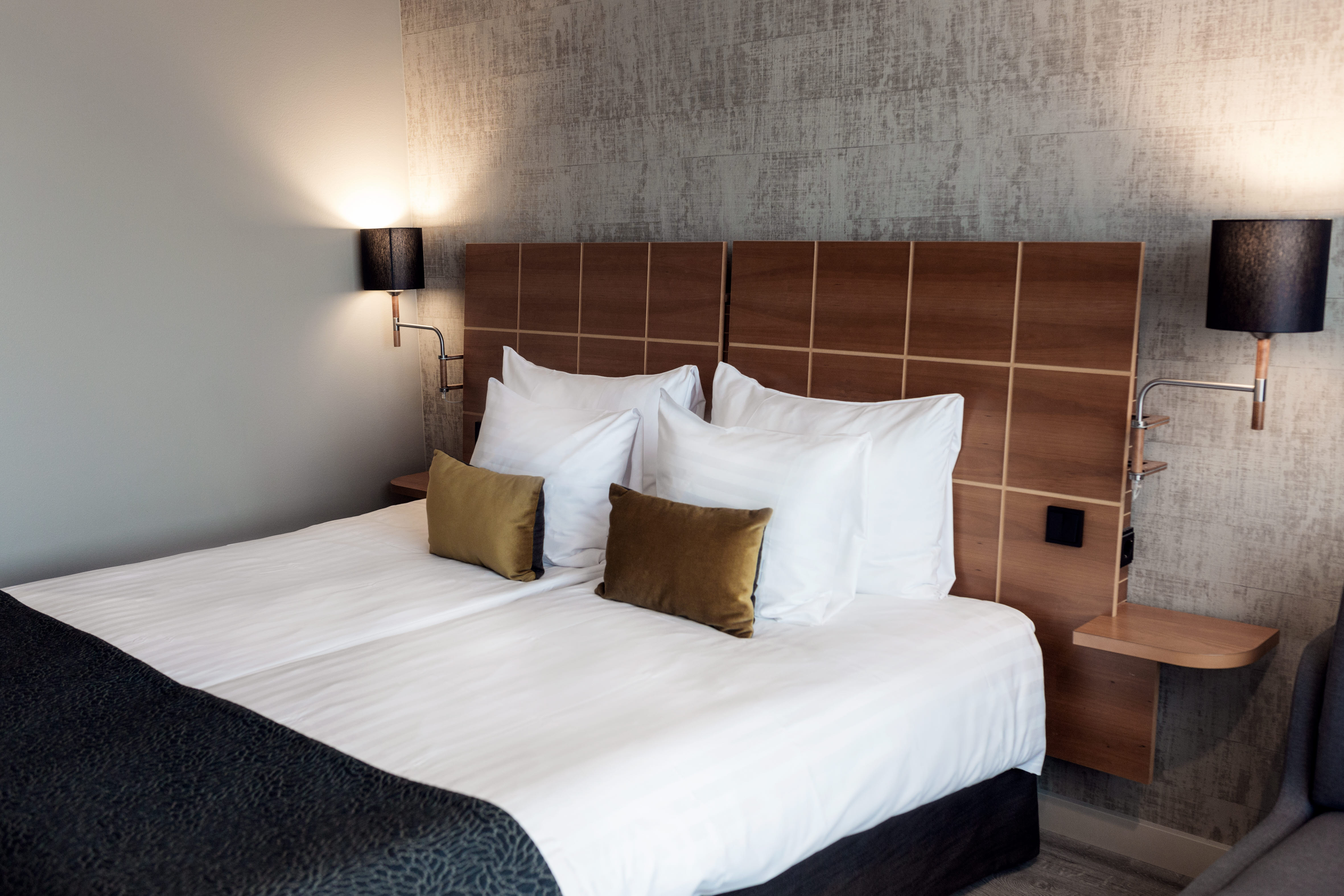 Double Single King Size Bed