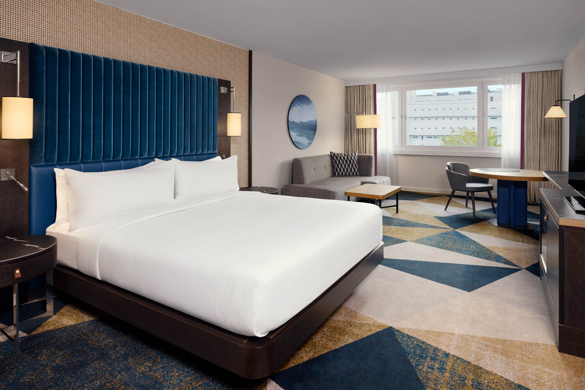 Double Guest Room King Bed