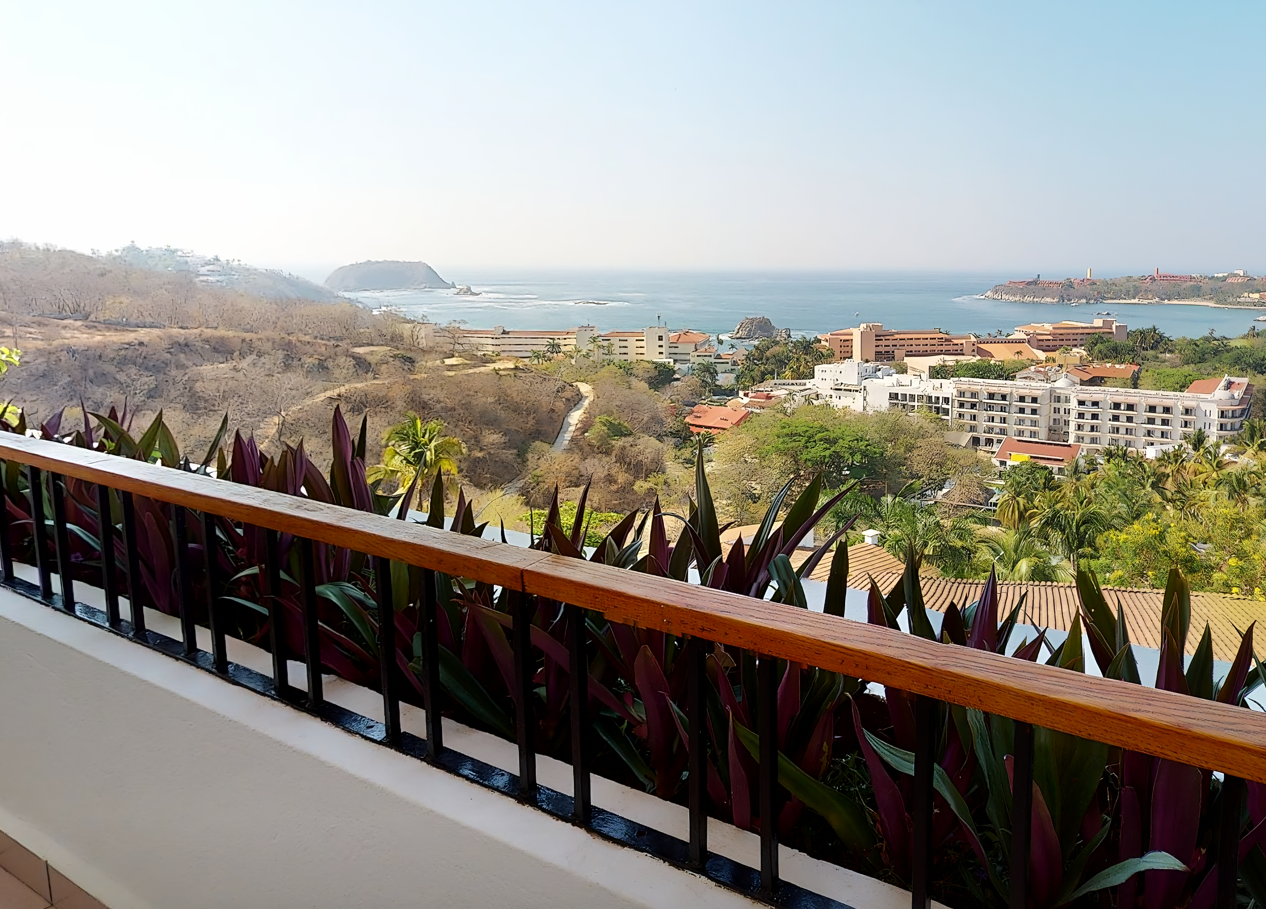 Double Partial Ocean View Two Double Beds
