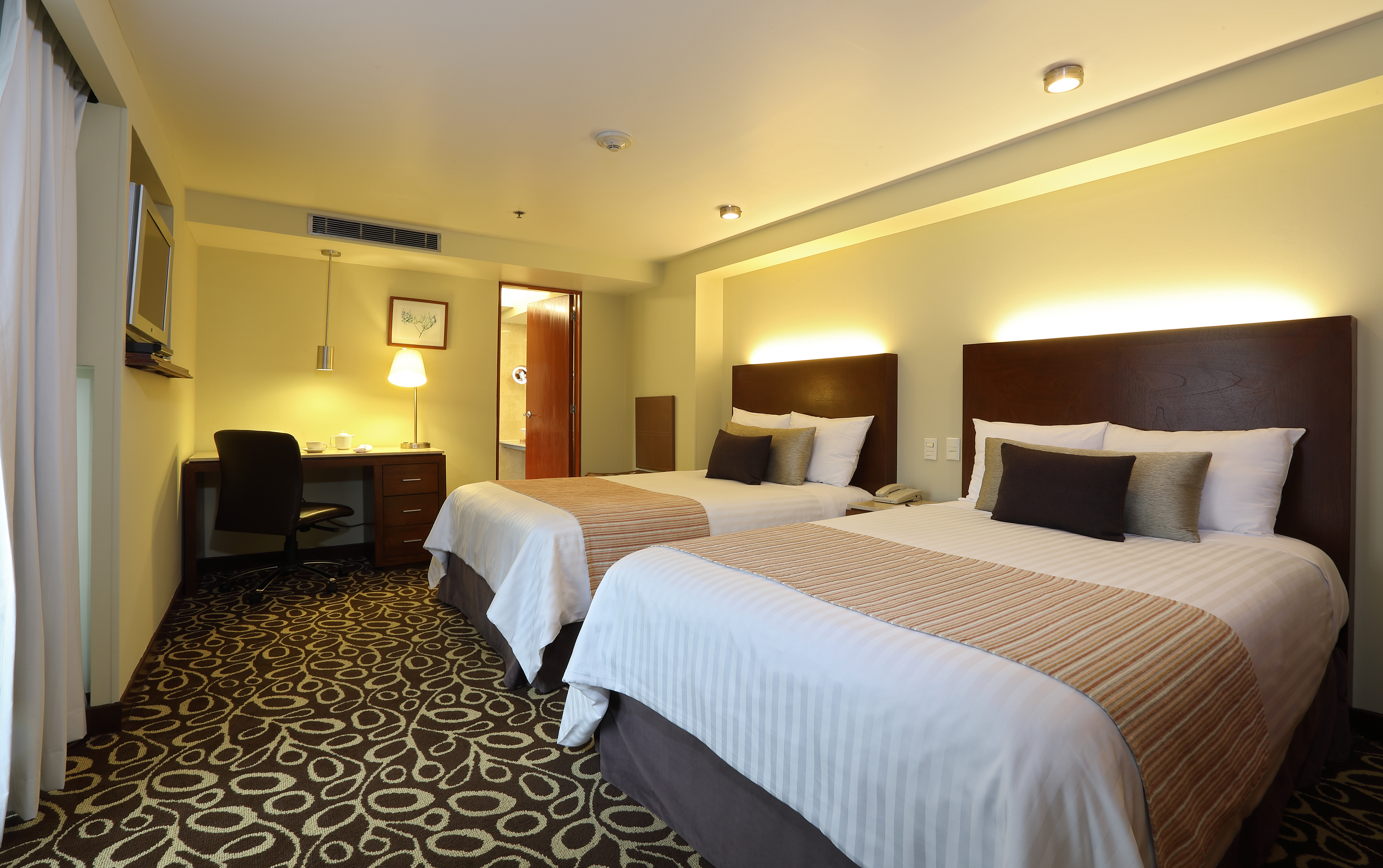 Double Two Double Beds