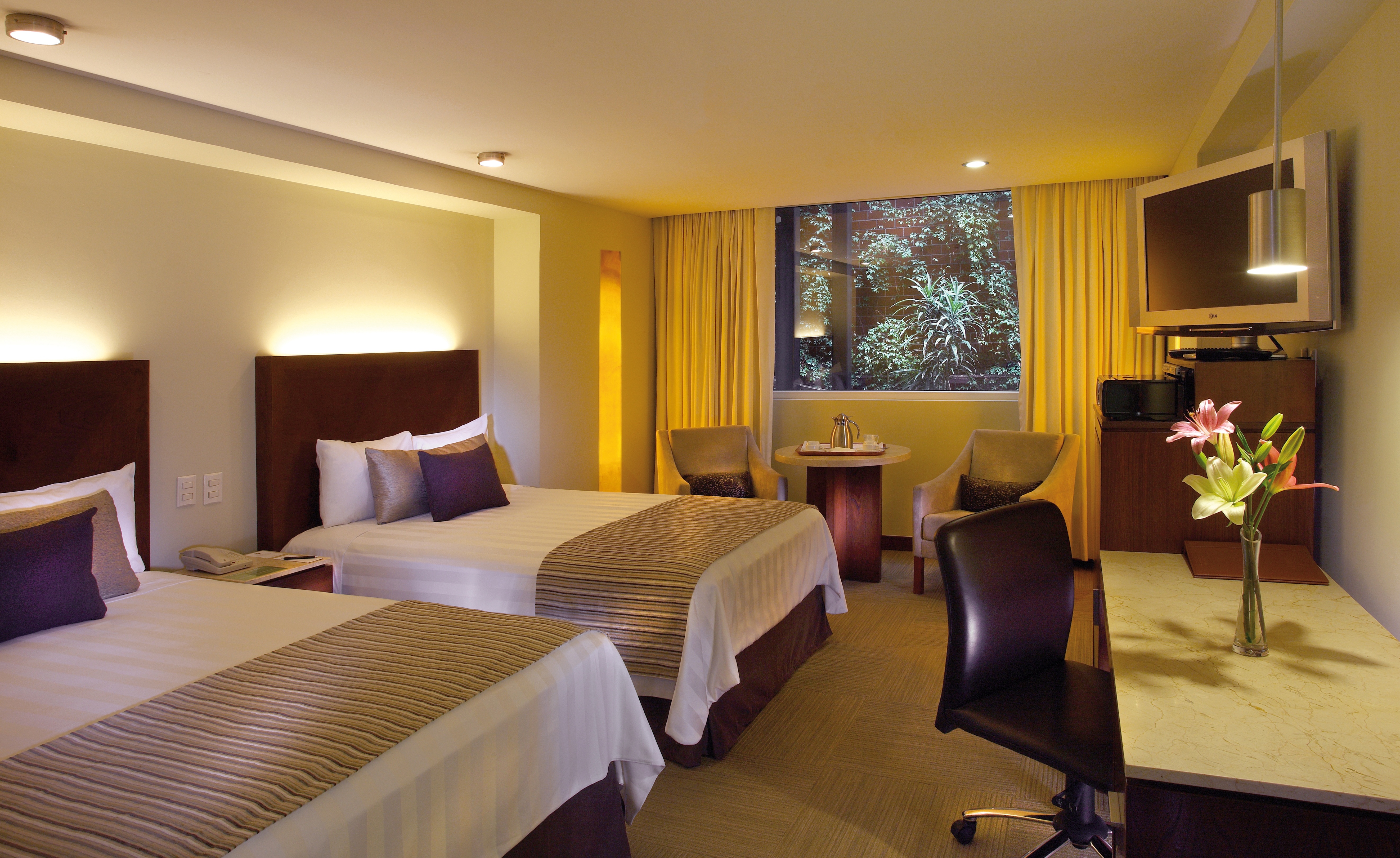 Double Two Double Beds