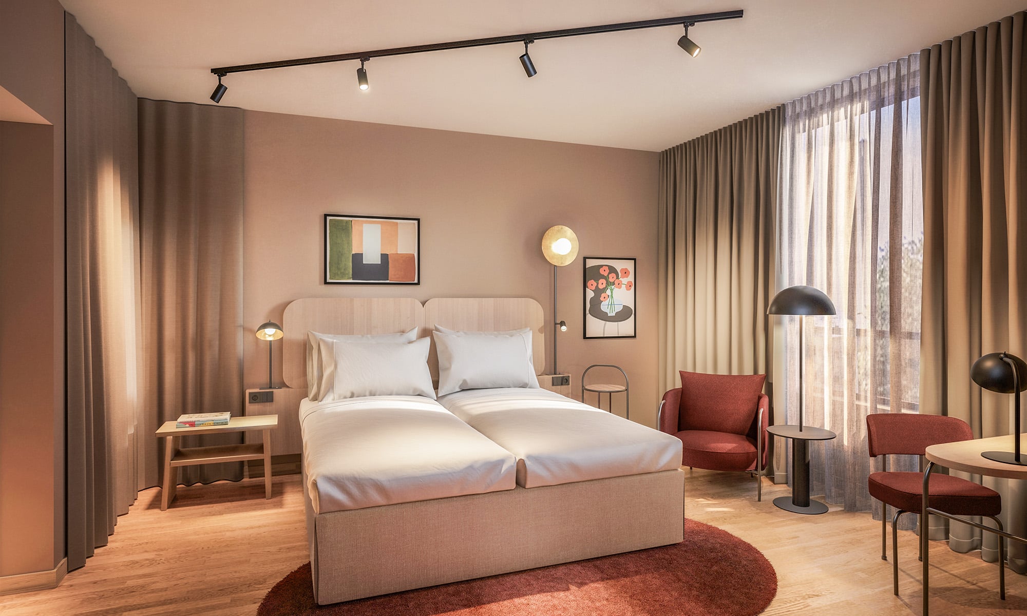 Double King Size Bed