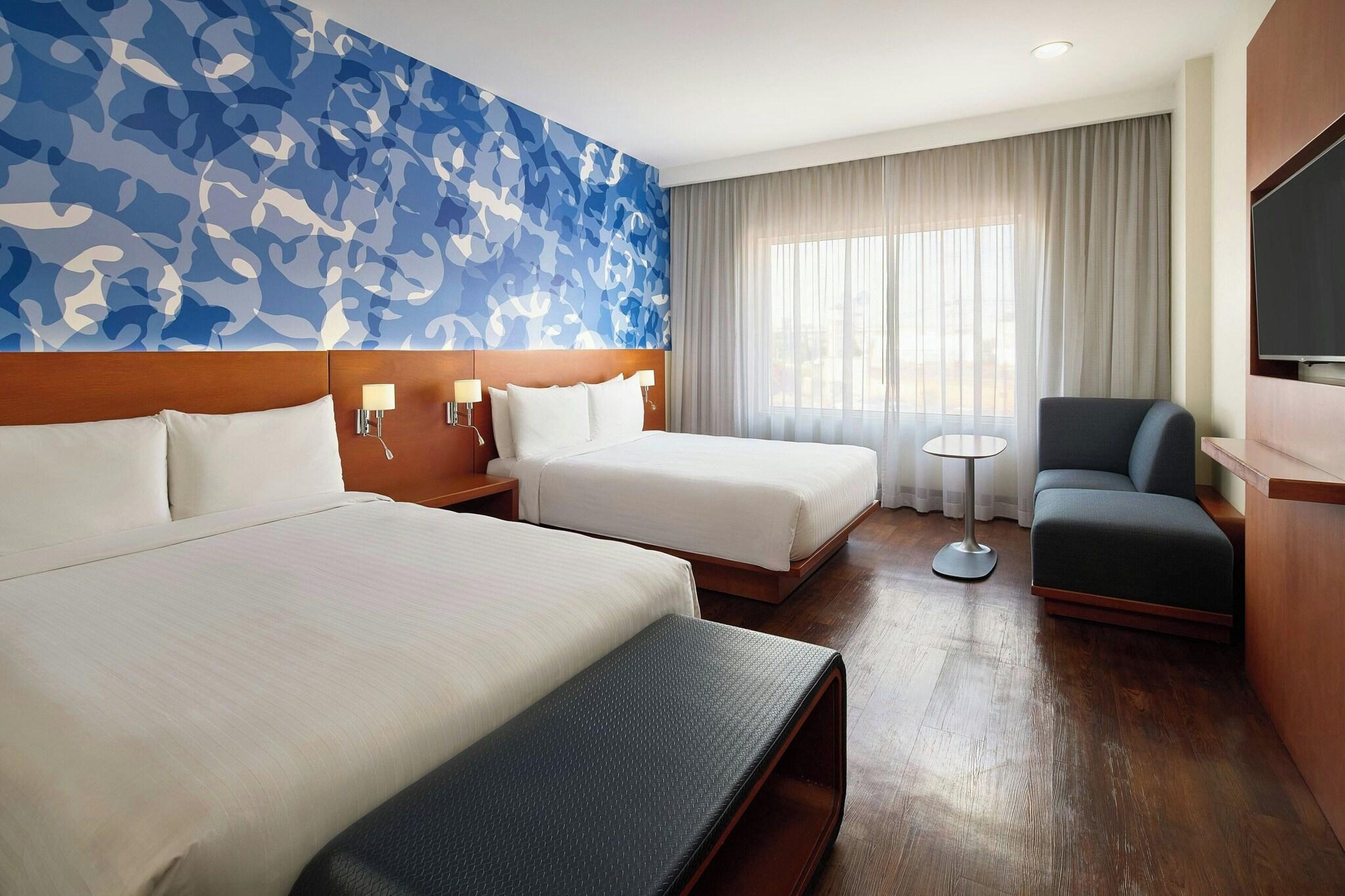Double Two Queen Beds