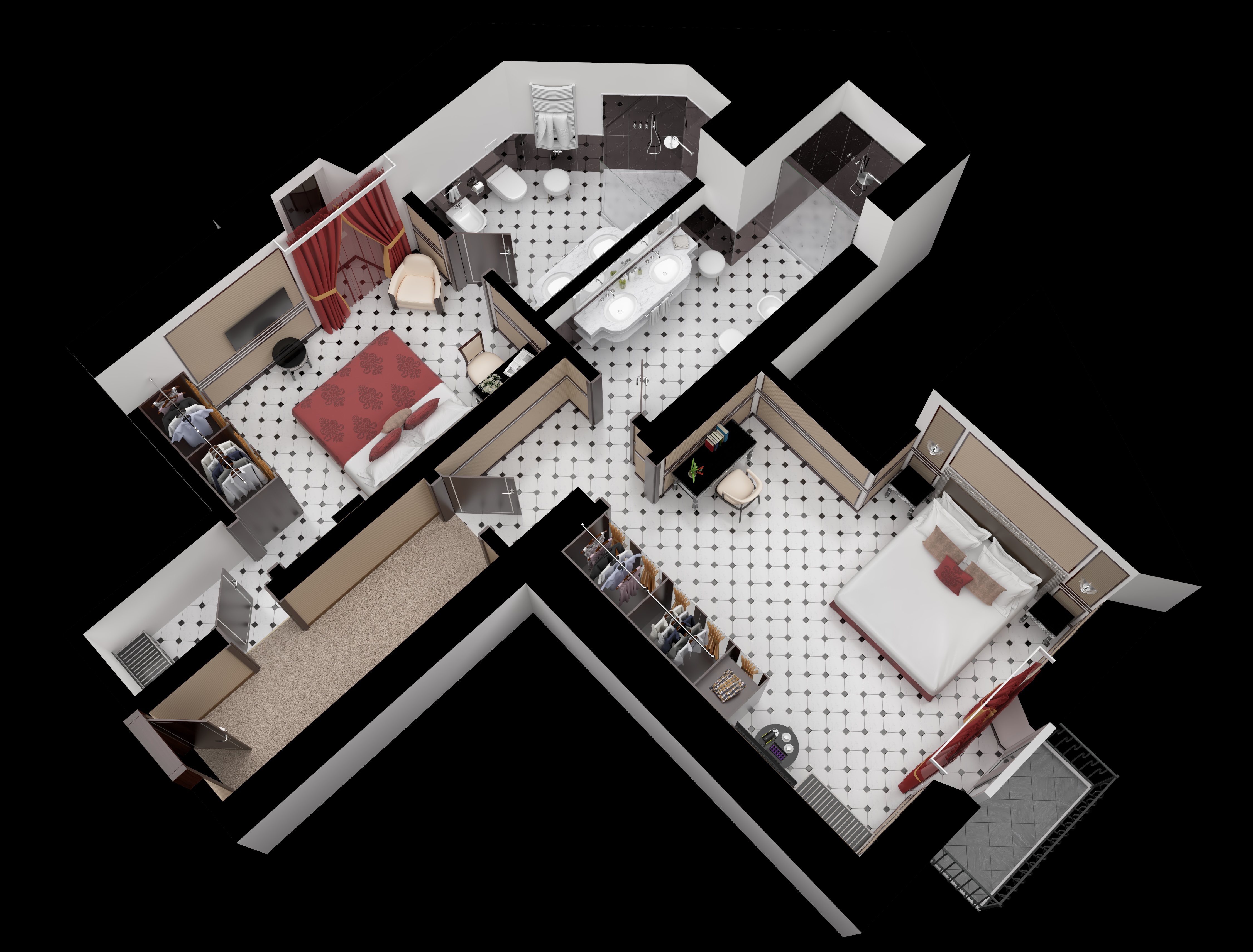 Family Room Two Bedrooms