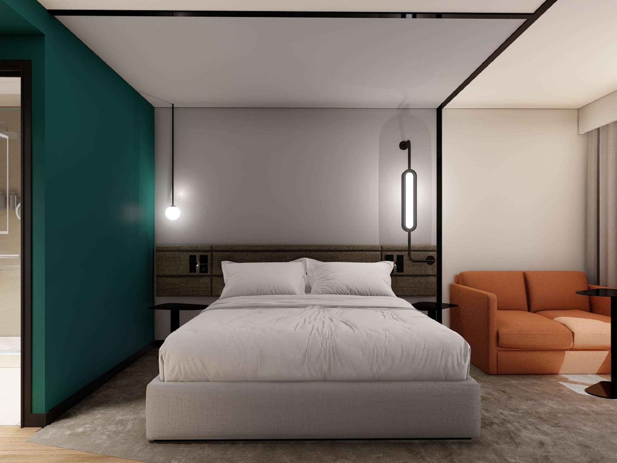 Double Executive Queen Bed