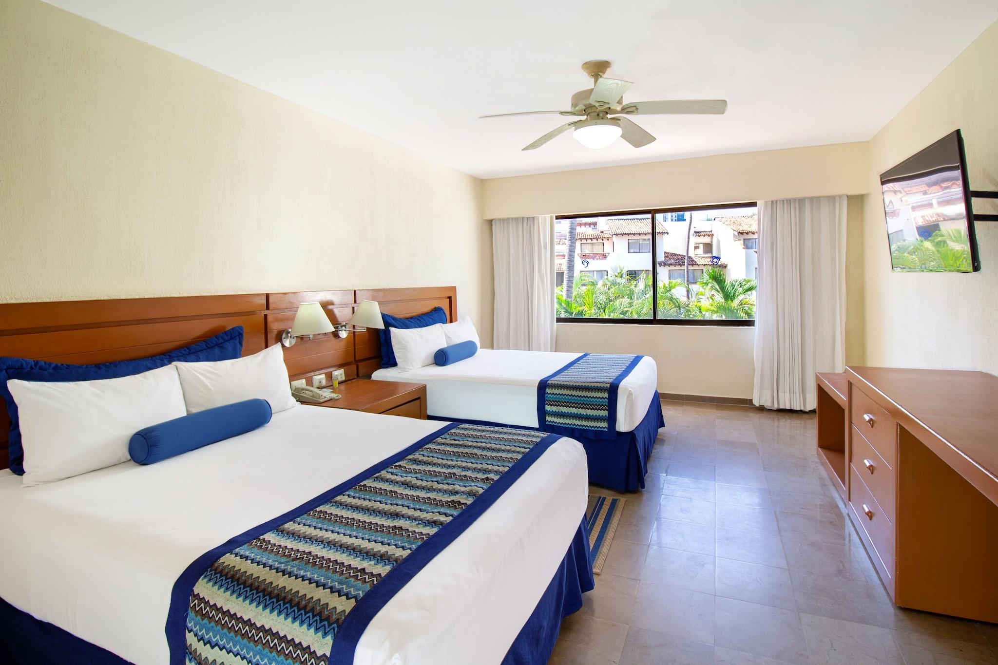 Suite Pool View Two Double Beds